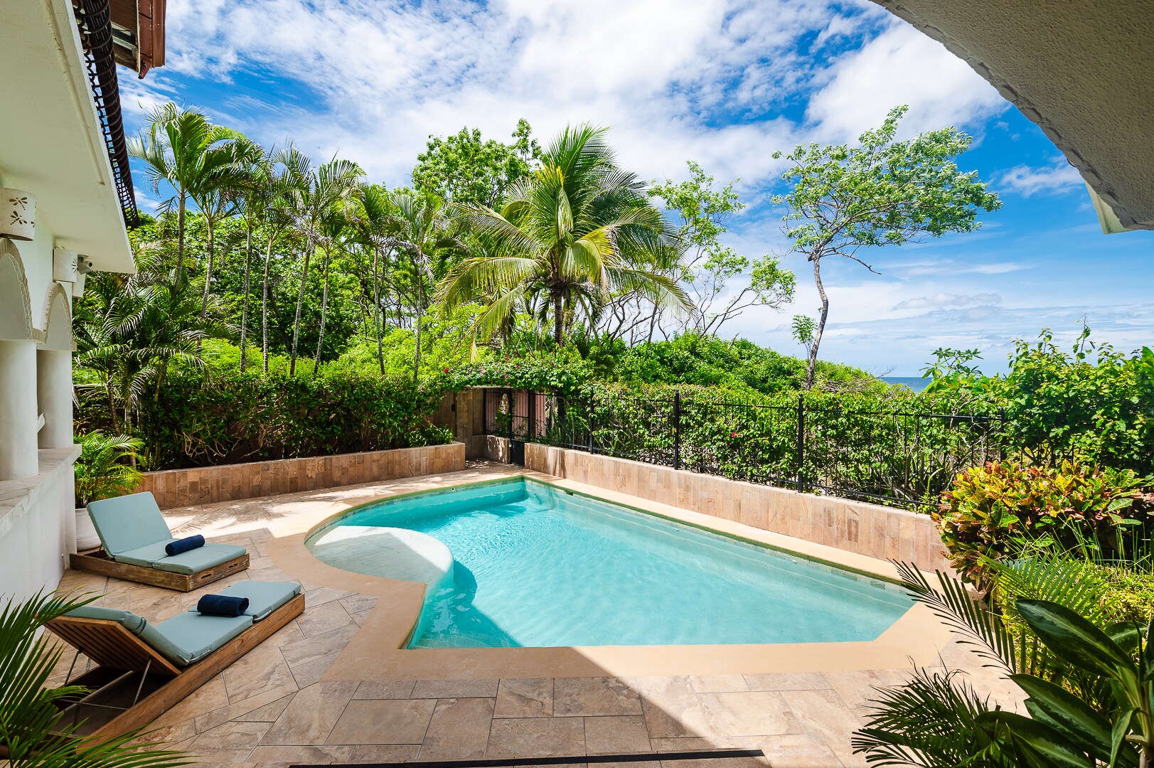 A beautiful pool surrounded by the beauty of nature.