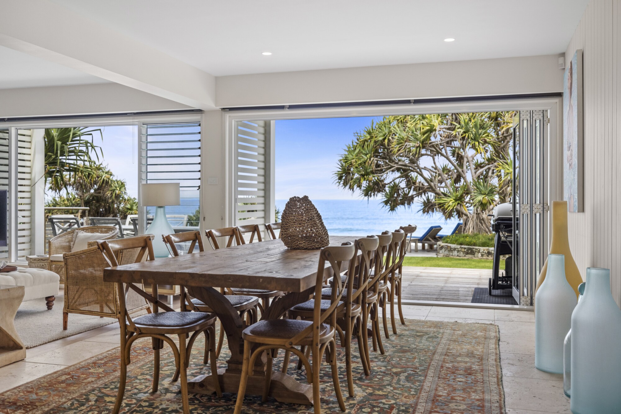 Dining room with ocean views