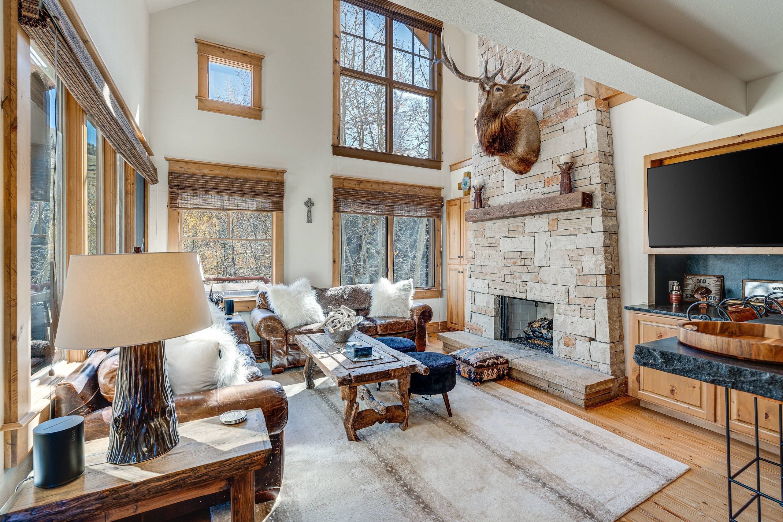 Spacious living room designed for comfort and relaxation.