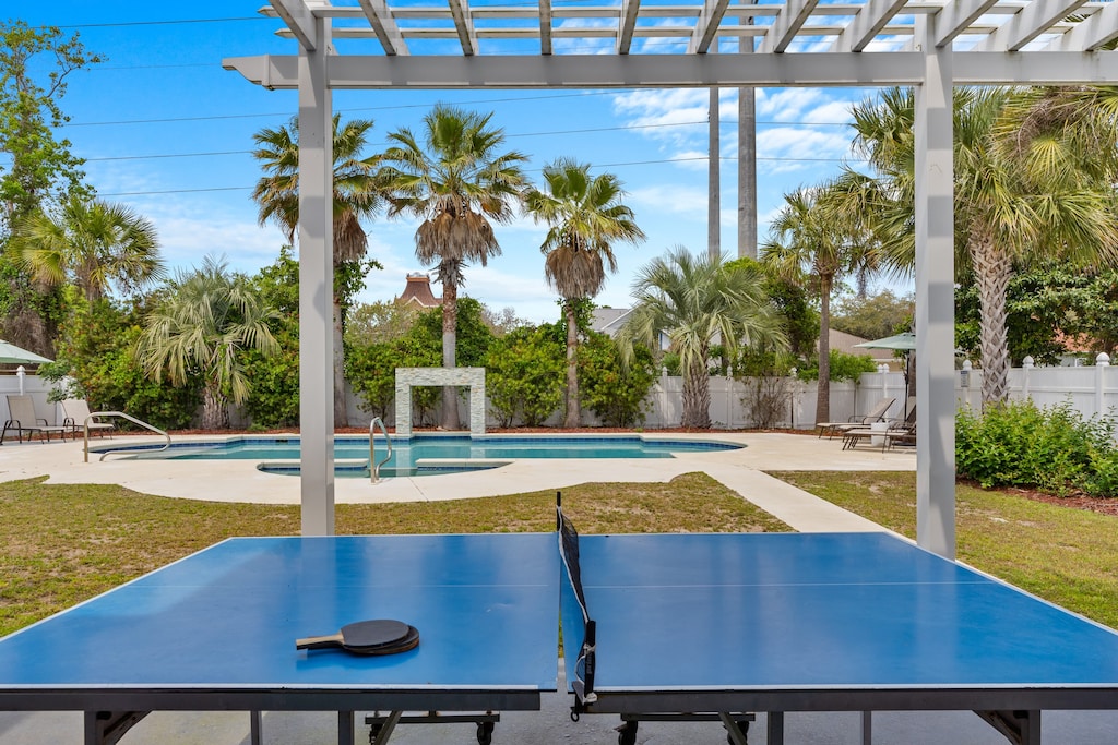 Ping pong, patio, and pure fun

