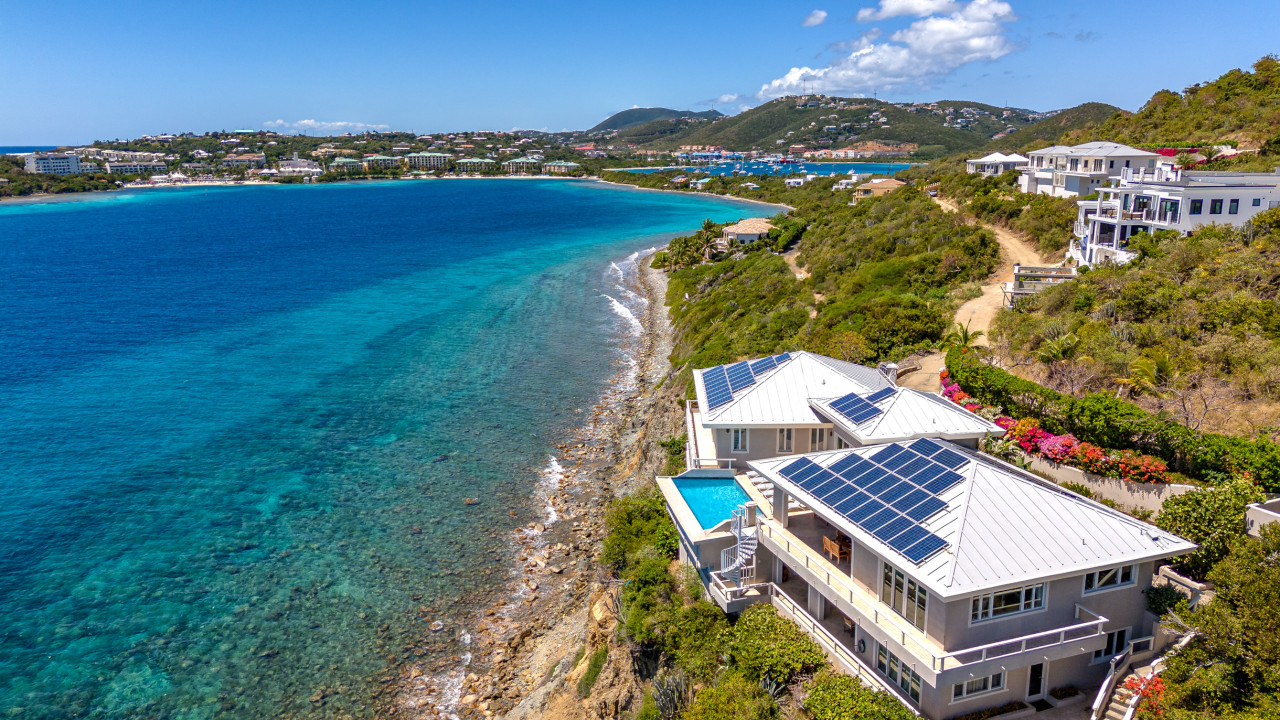 Cabrita Cliff House - 6BR Waterfront villa w/Amazing Views of St. John!