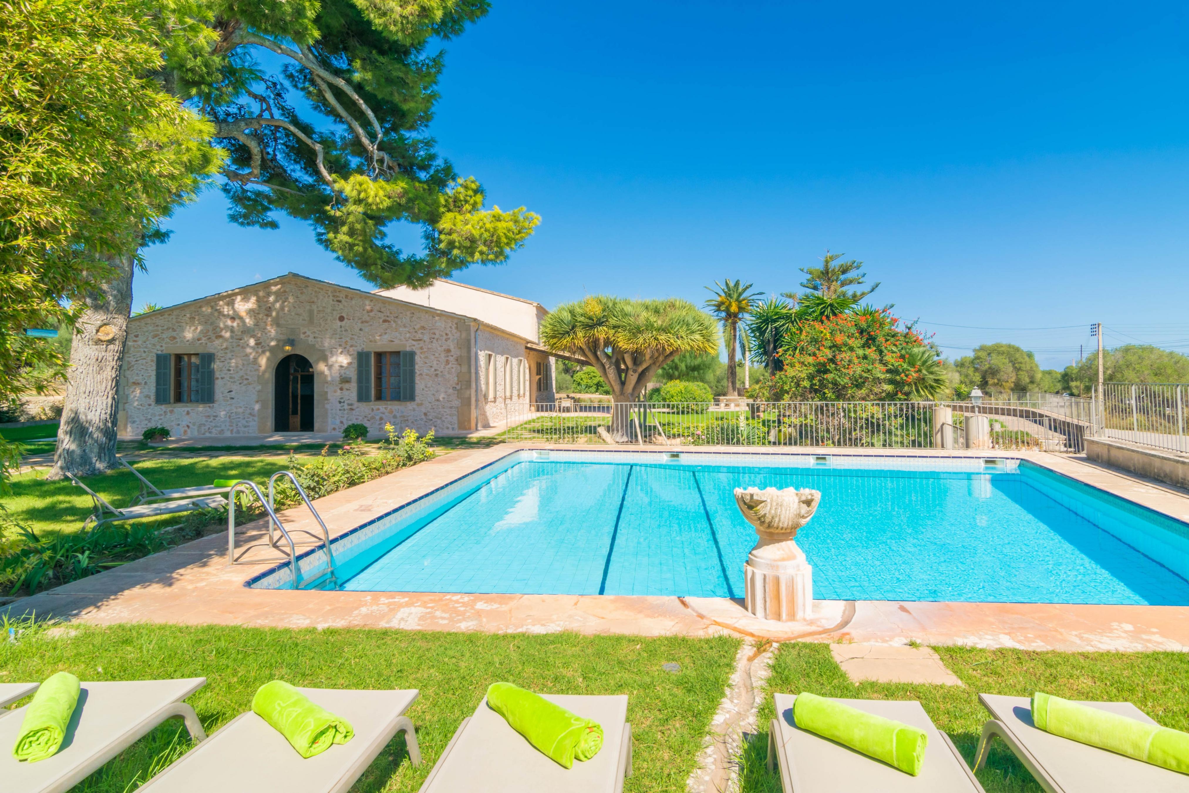 Property Image 1 - CAN CIREROL - Villa with private pool in Porto Colom- Felanitx. Free WiFi.