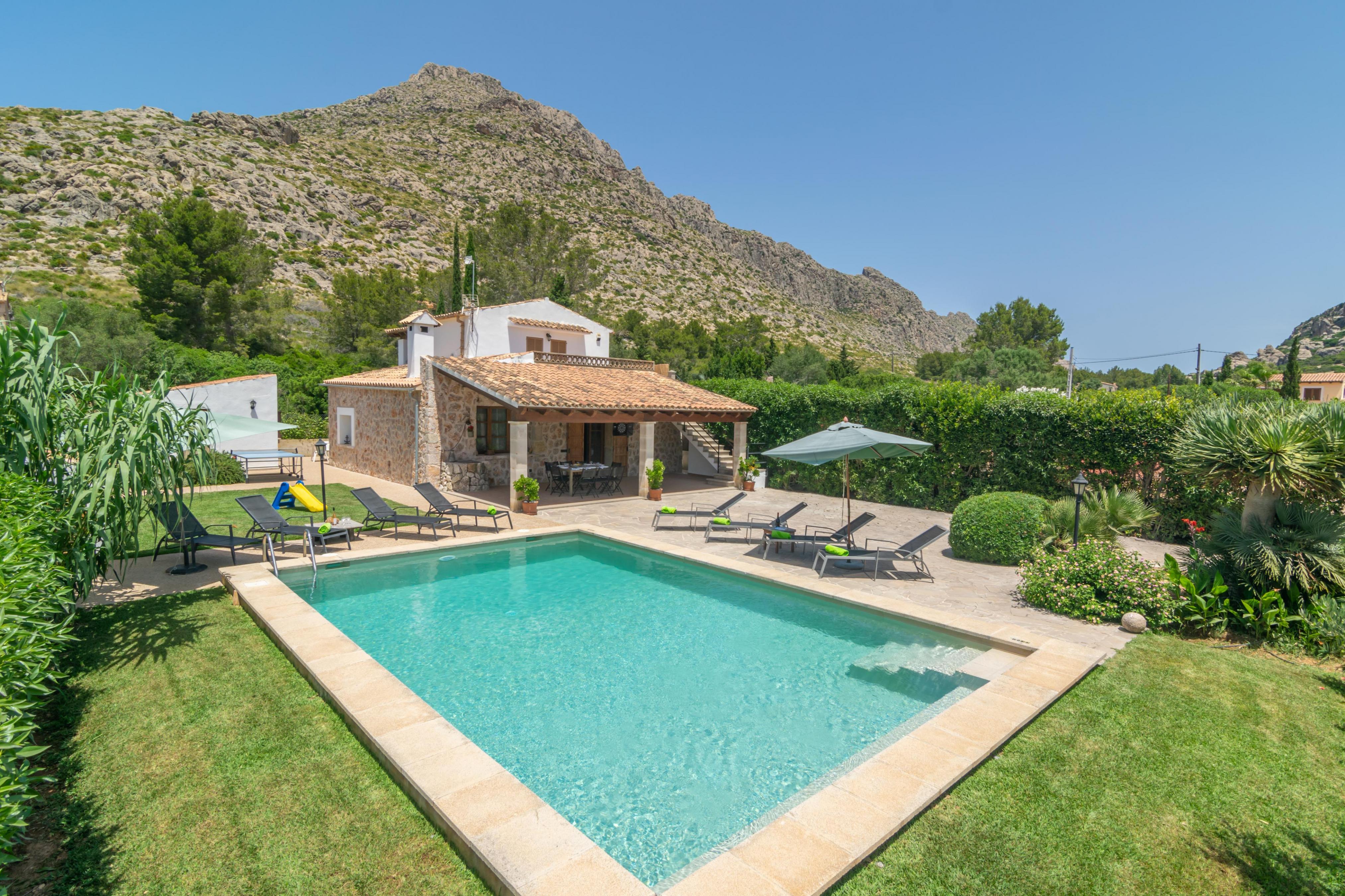 Property Image 1 - CA’N COLL - Cozy country house with private pool in Pollença. Free WiFi