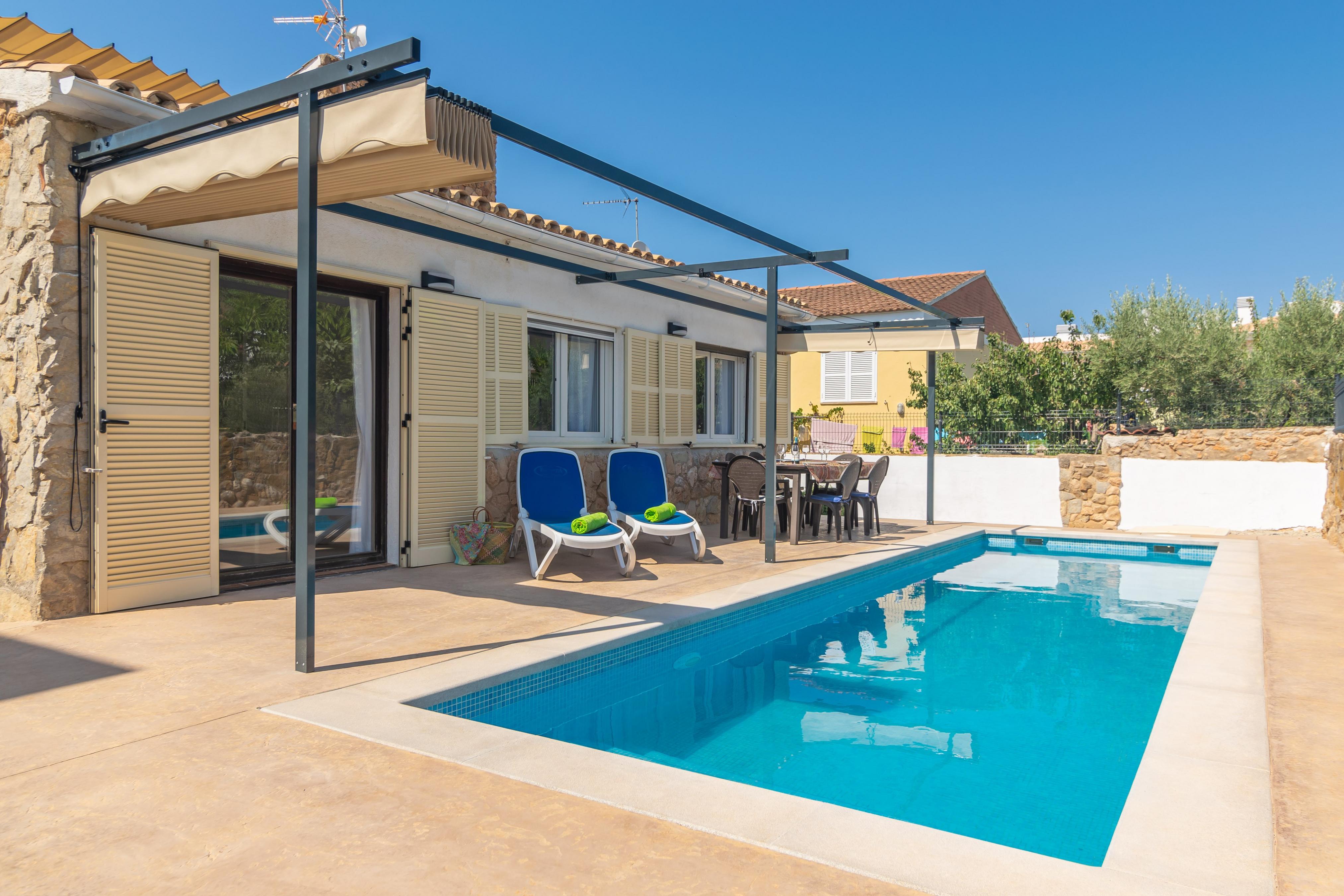 Property Image 1 - CAN CLAVELL - Nice holiday home with private pool near the beach. Free WIFI