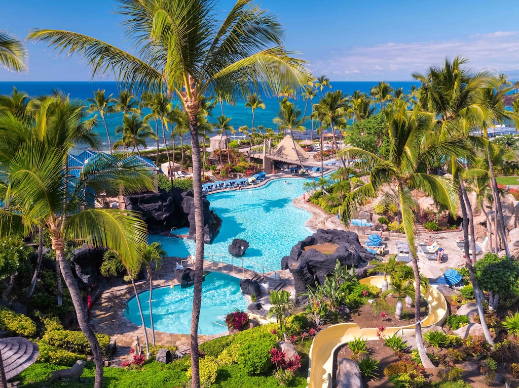 NEW - Enjoy 10 COMPLIMENTARY day passes at the Hilton Waikoloa Resort pools and waterslides.  
Enjoy the #1 Hawaii Resort ranked by USA Today in 2024 while having the comfort of your own 4BR home