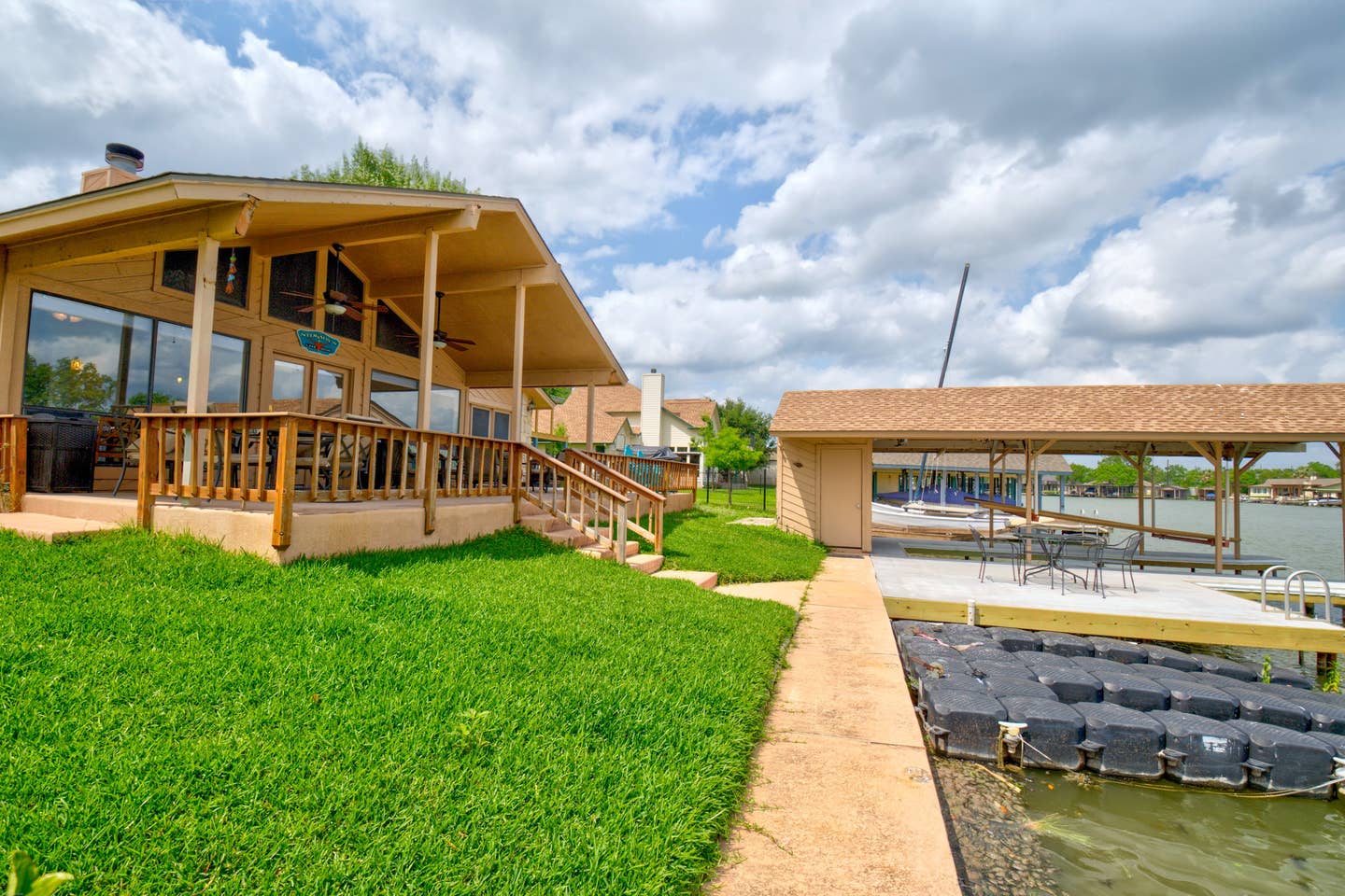 Property Image 1 - Lake LBJ Waterfront House w/ Private Boat Slip and Perfect for Family Getaways