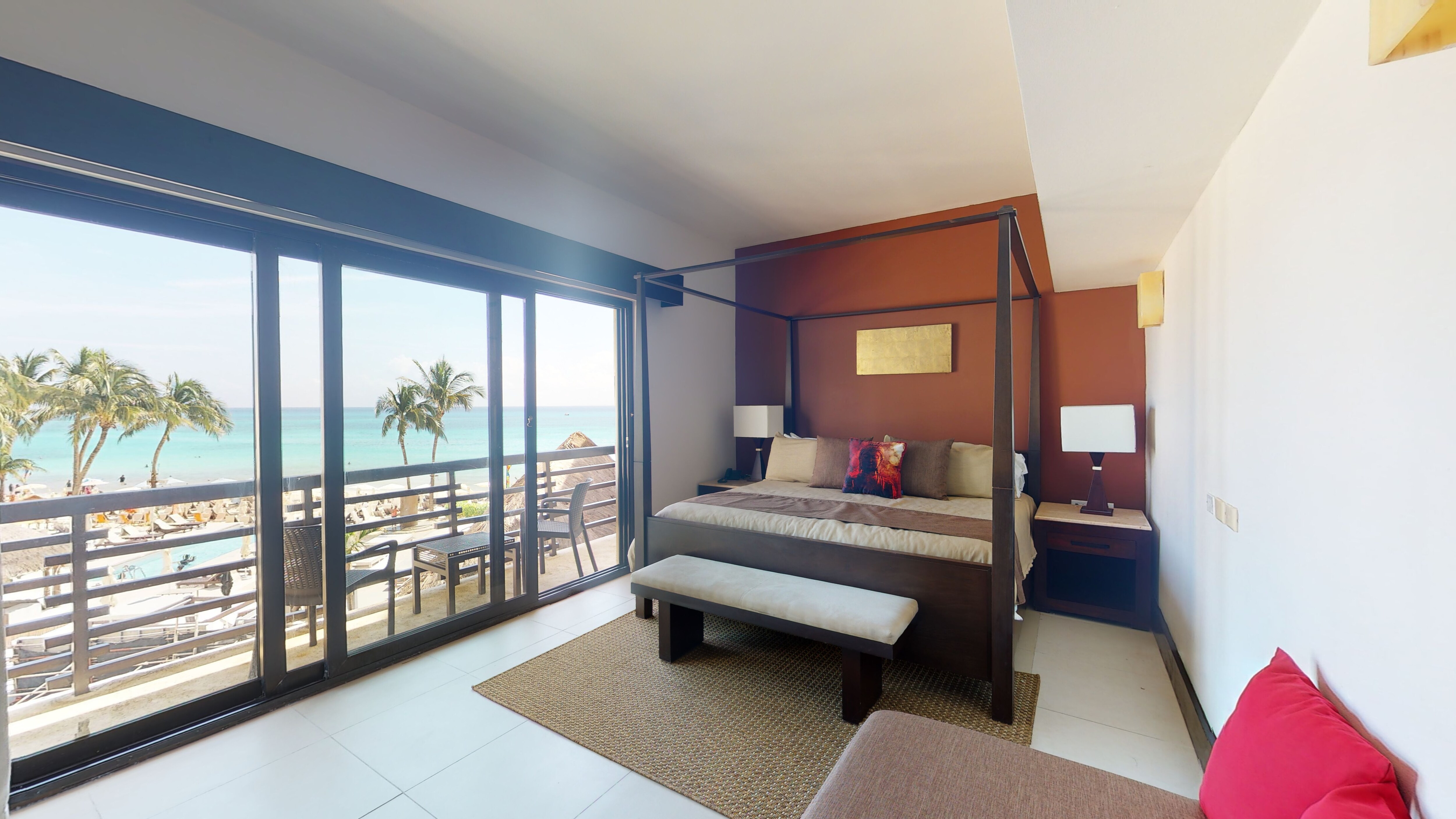 Property Image 2 - Majestic Ocean View Apartment | Private Balcony | Few Steps to 5th Avenue in Playa del Carmen