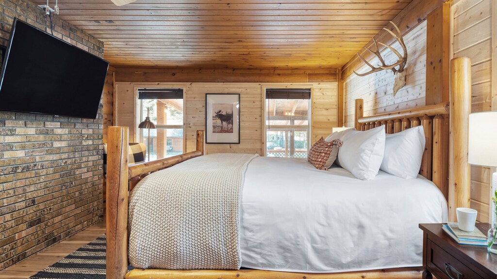 Primary bedroom features a king bed.
