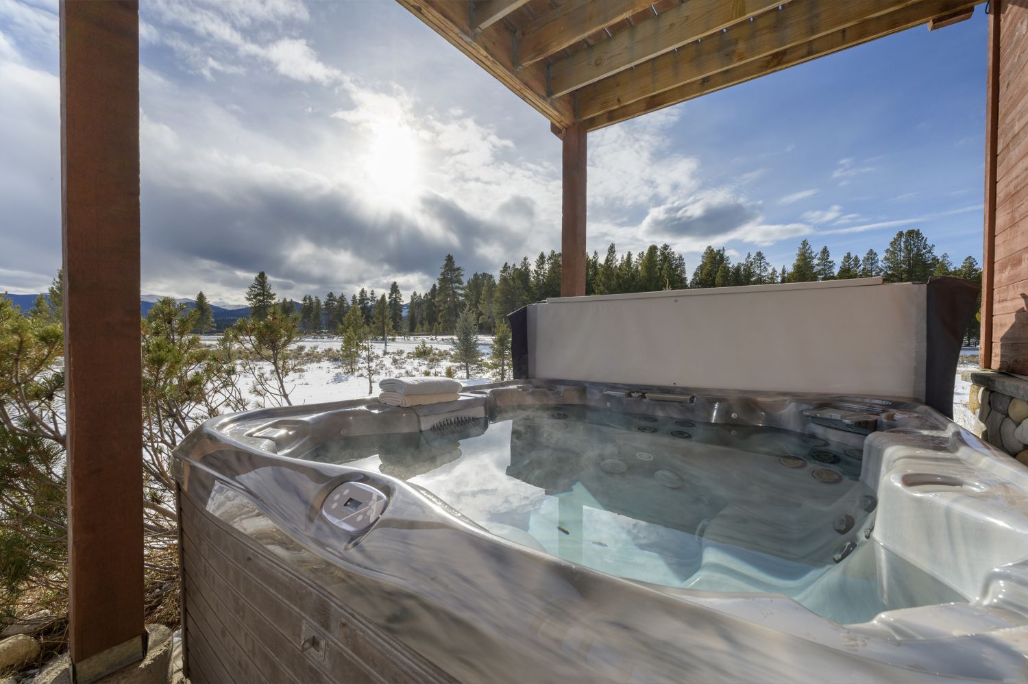 Private Hot Tub with Mountain Views - 