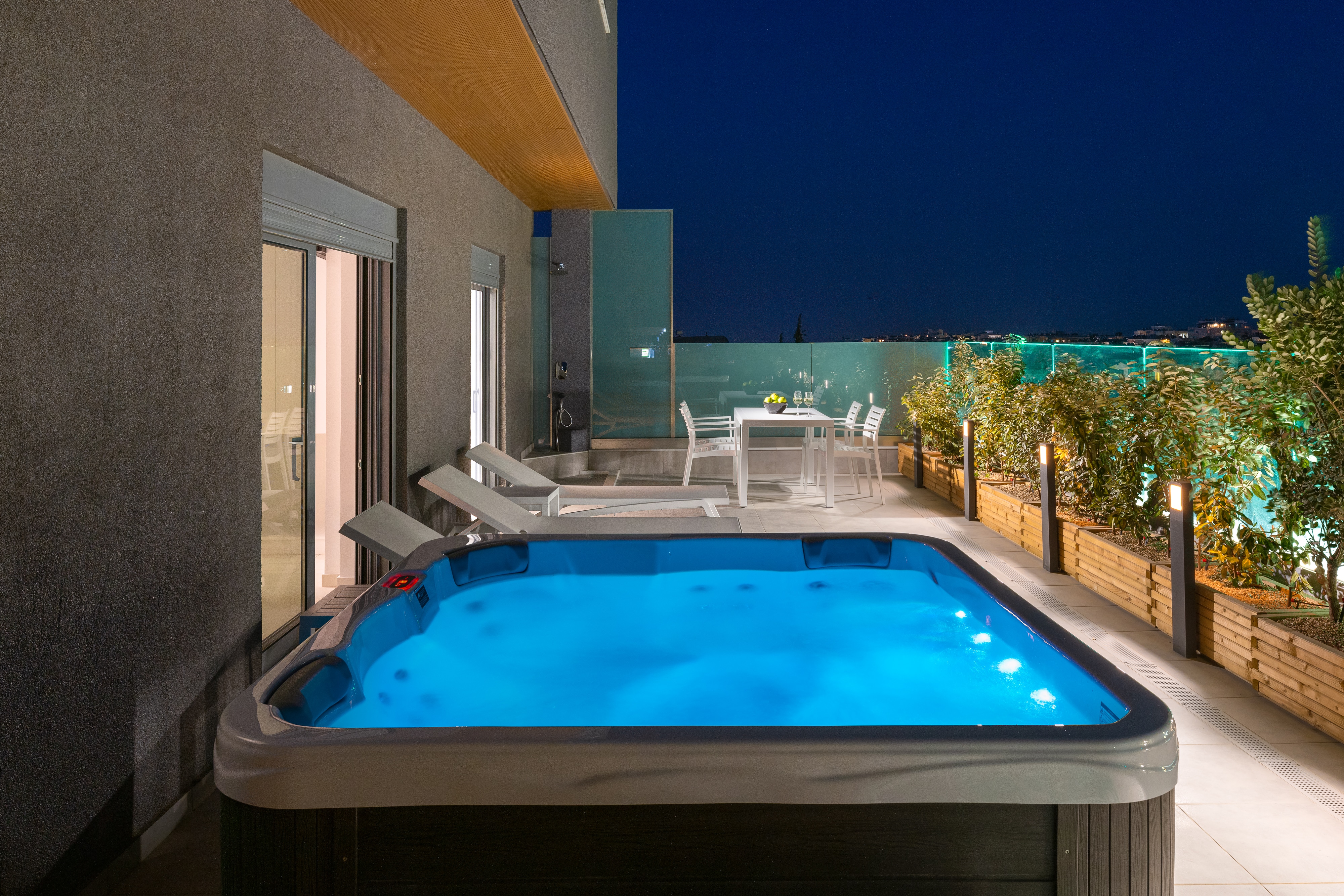 Property Image 1 - Rhodes Skyline Suite with out Door Jacuzzi Sea View A2