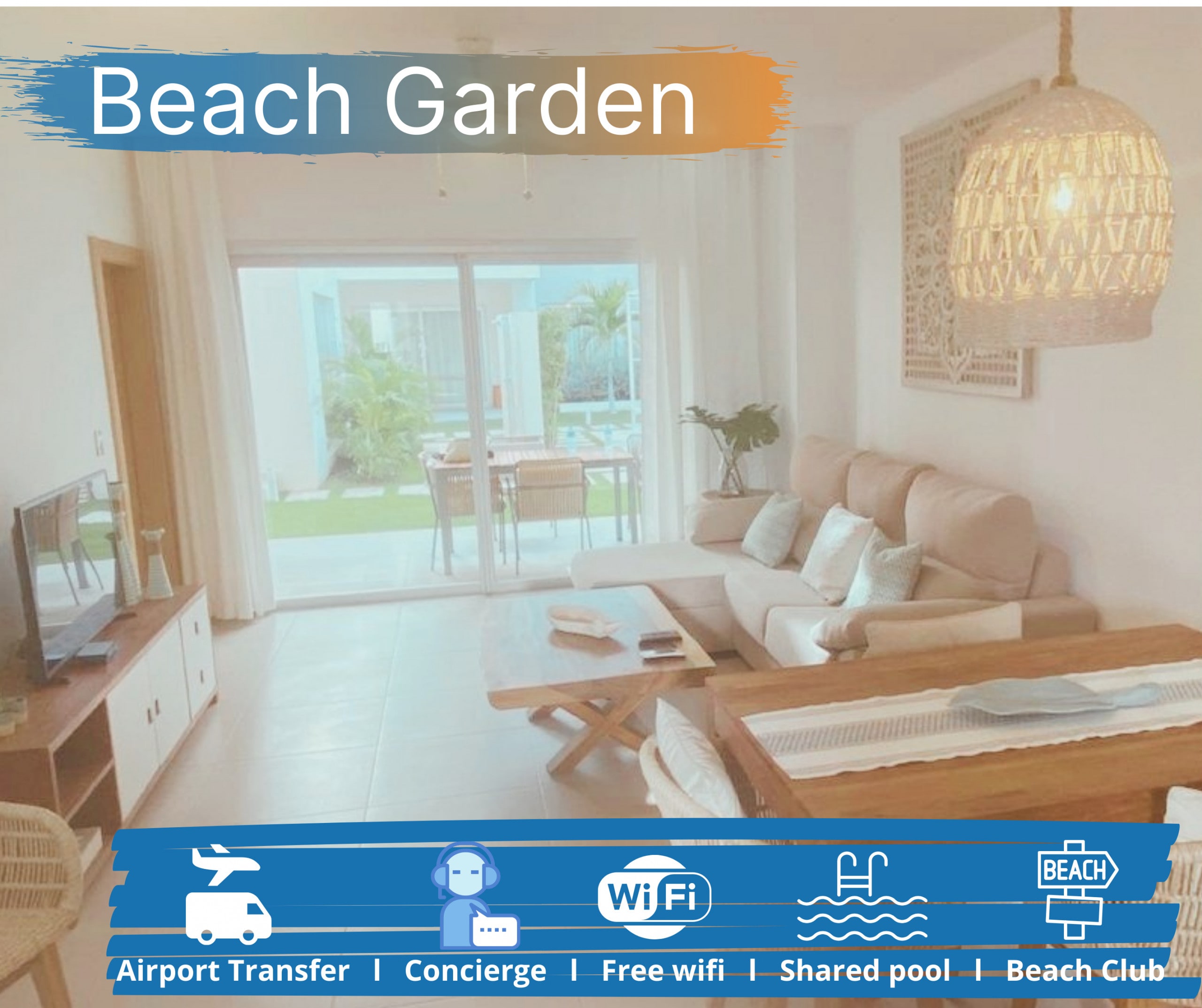 Property Image 1 - Beach Garden ground floor condo. D1