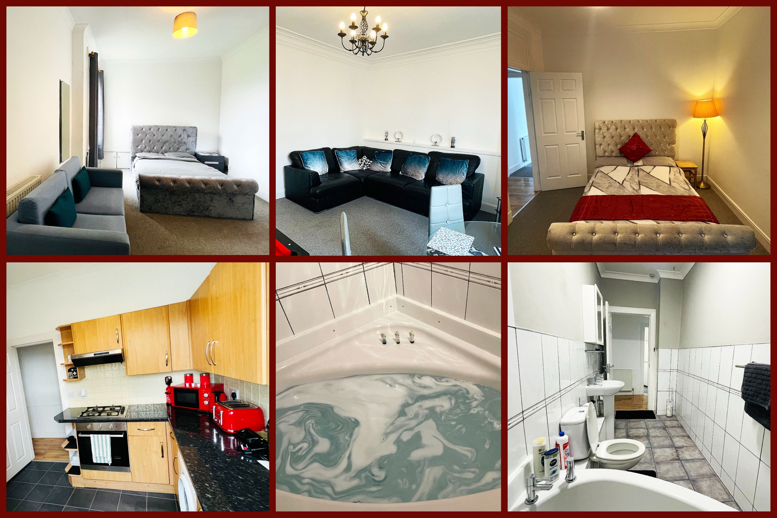 Property Image 1 - Entire Apartment with 2 Bedroom & 6 sleepers next to M90; Best for Holiday Lover
