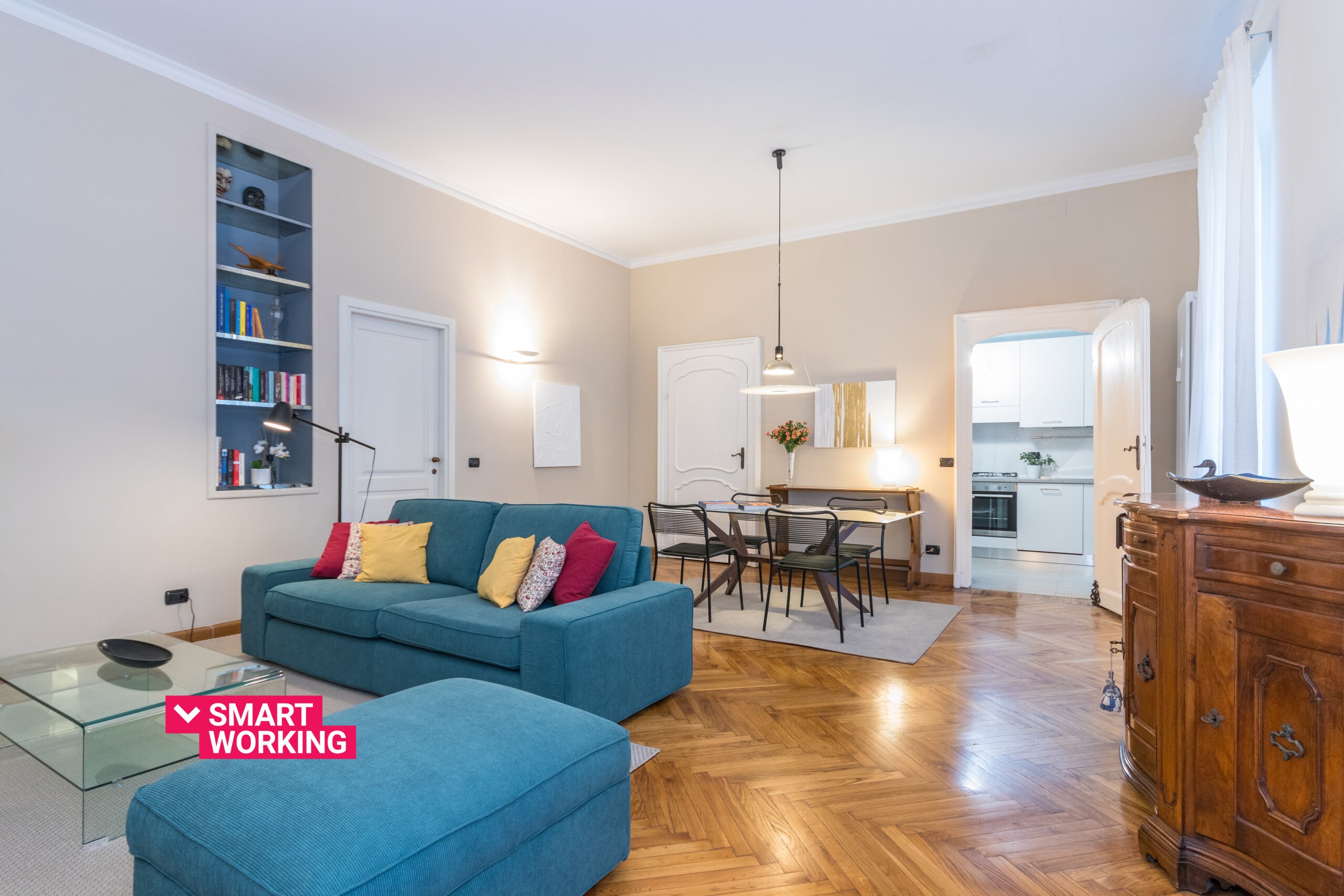 Property Image 1 - Classic Family Apartment near Piazza San Carlo