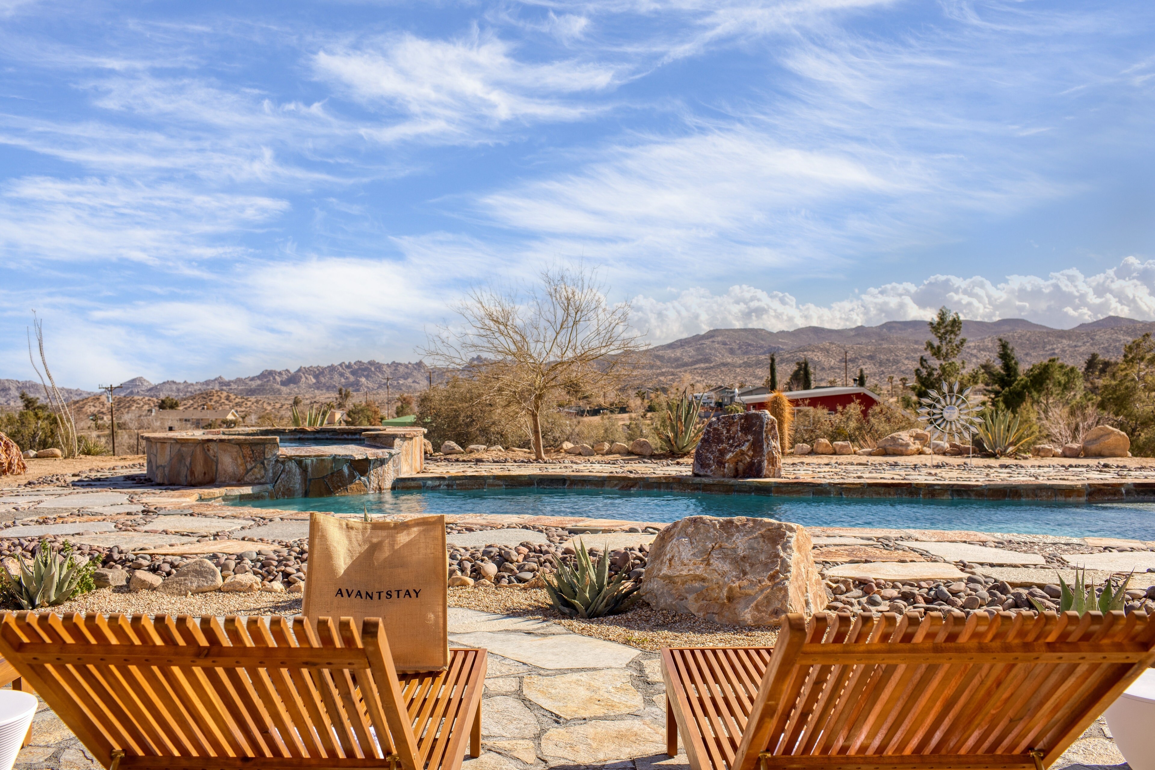 Fall into the serenity of the desert, where you can enjoy a refreshing swim in the lap of nature.