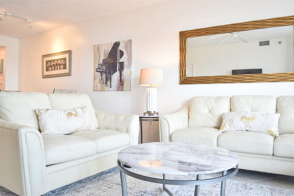 Emerald Isle 303 - Living room view