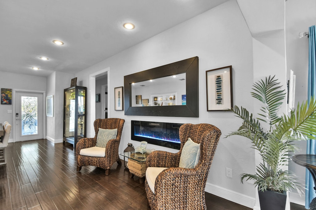 Lounge area complete with reading chairs