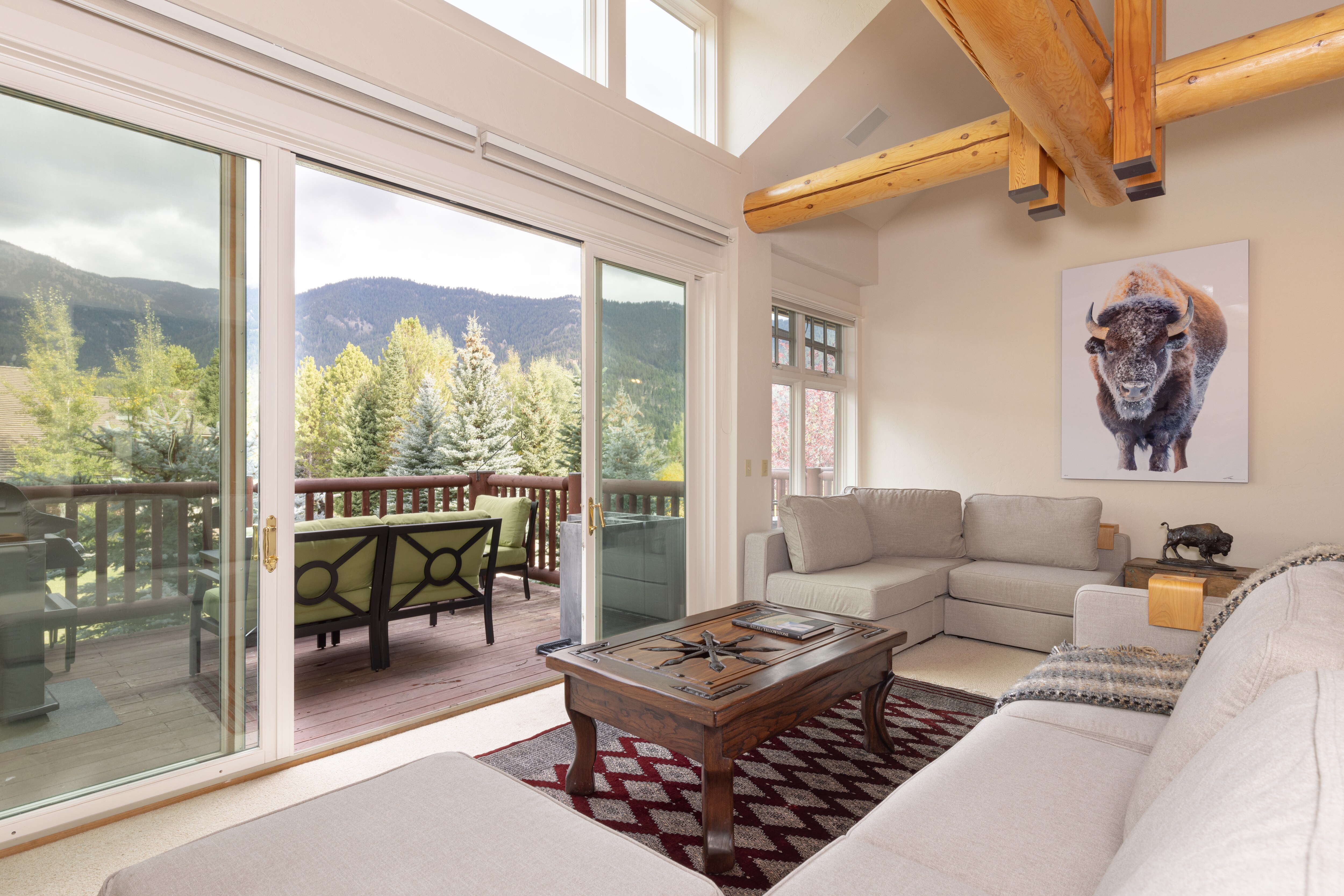 Relax on the couch and enjoy the stunning views | Main Level