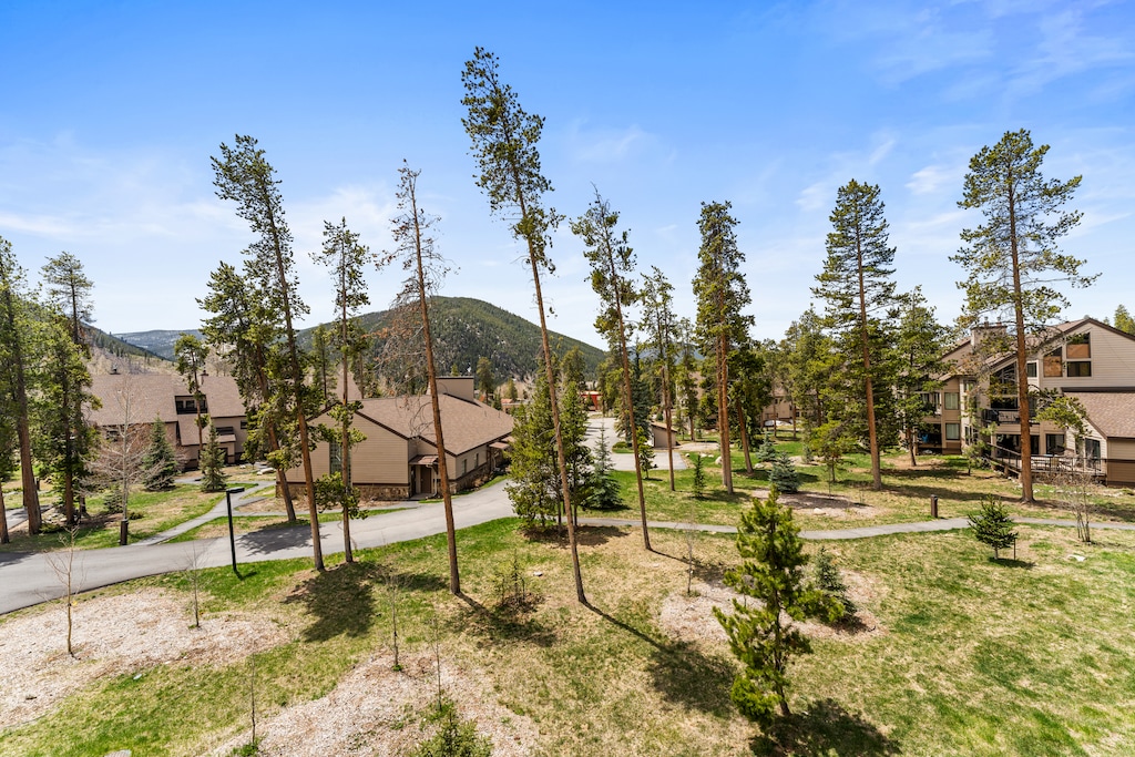 View from private balcony. 