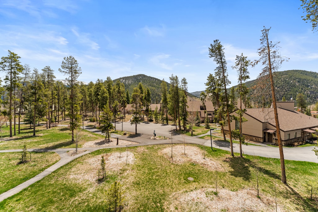 View from private balcony. 