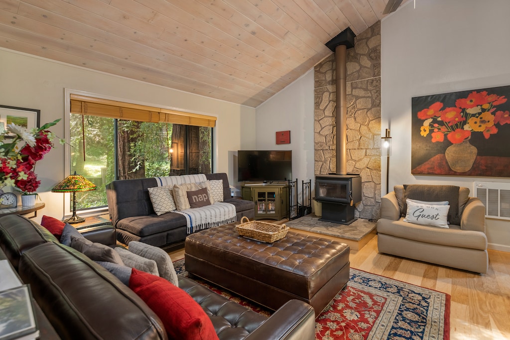 Comfortable and open living room