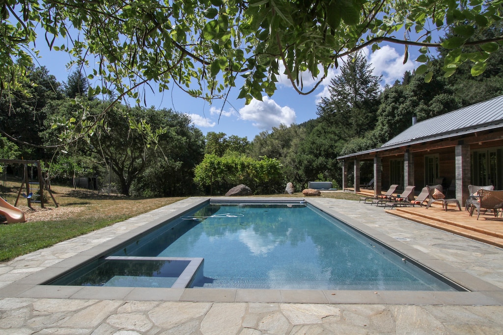 Black Mountain's pool - private ideal setting on 92 acres.