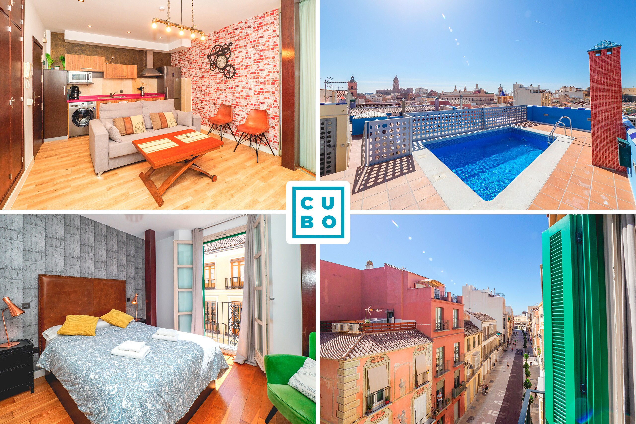 Charming holiday flat in the centre of Malaga.