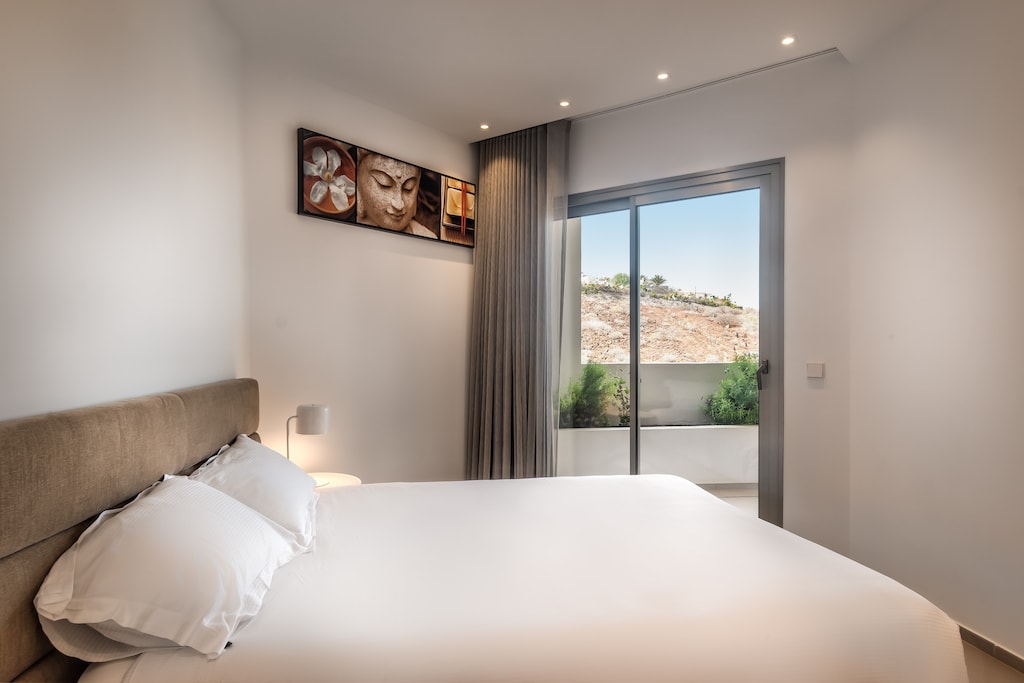 Spacious bedroom with terrace