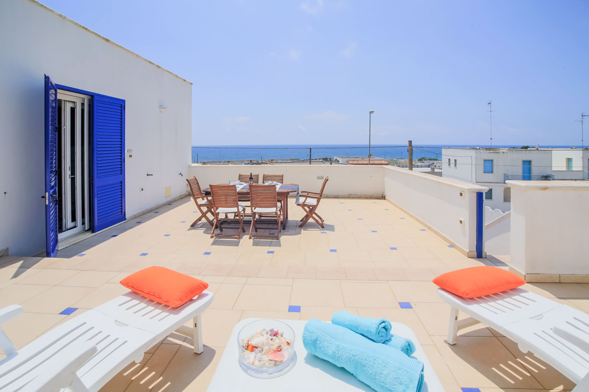 Property Image 1 - Sea view appartment with large terrace in Torre Vado, near Pescoluse beach m601