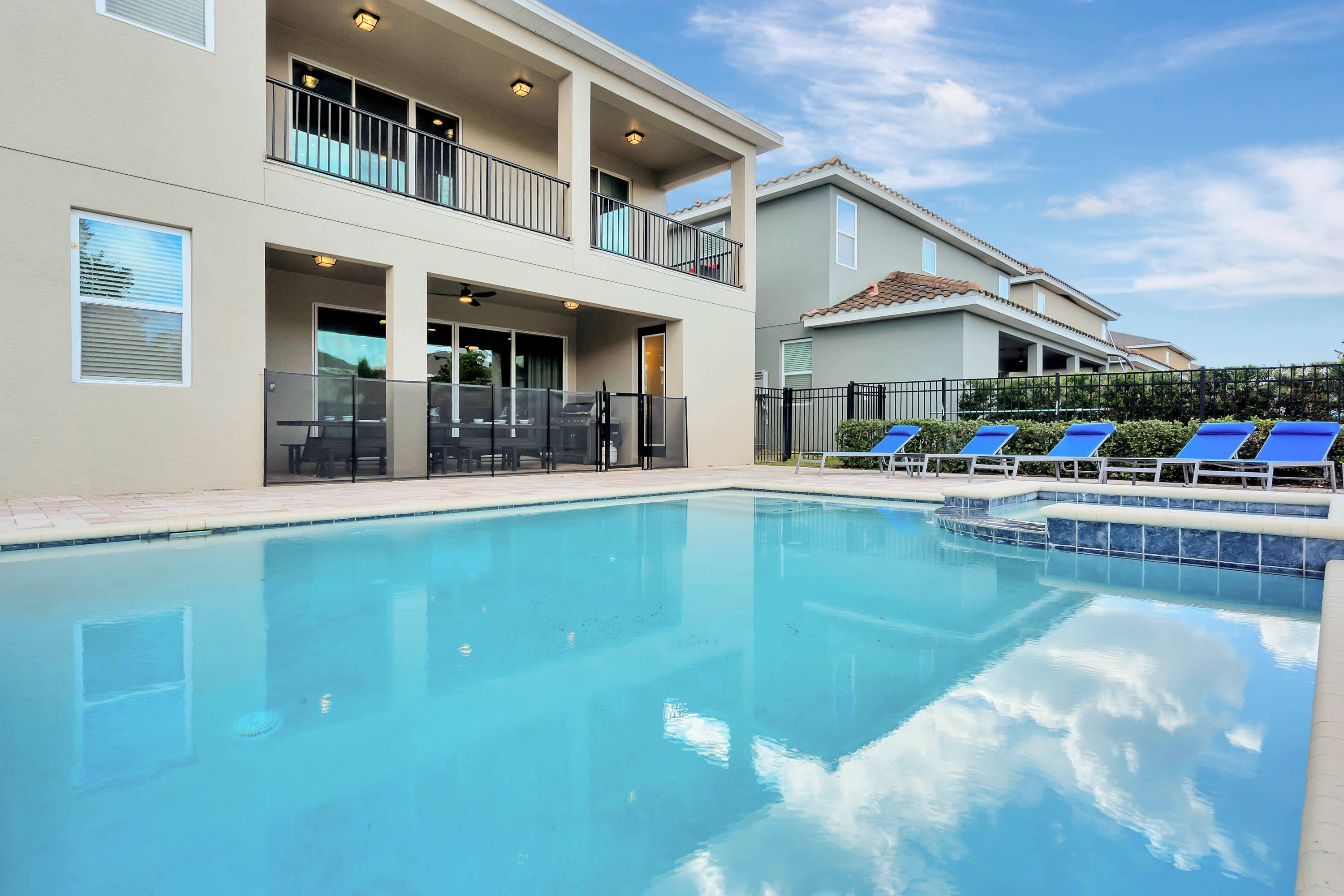 Resort style private pool