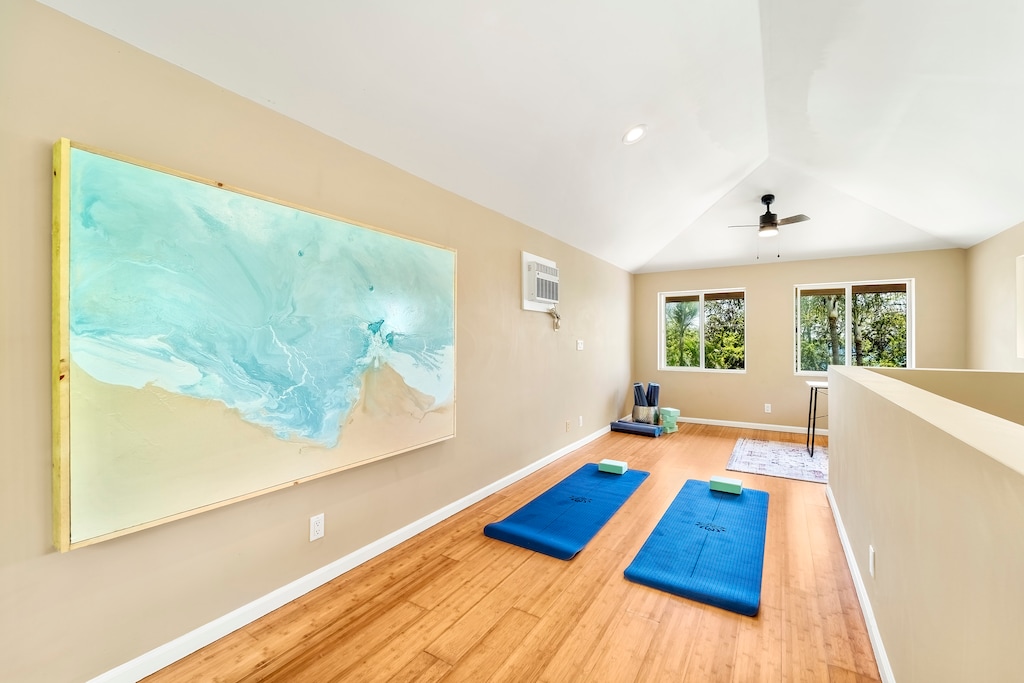 Yoga retreat on the third floor!