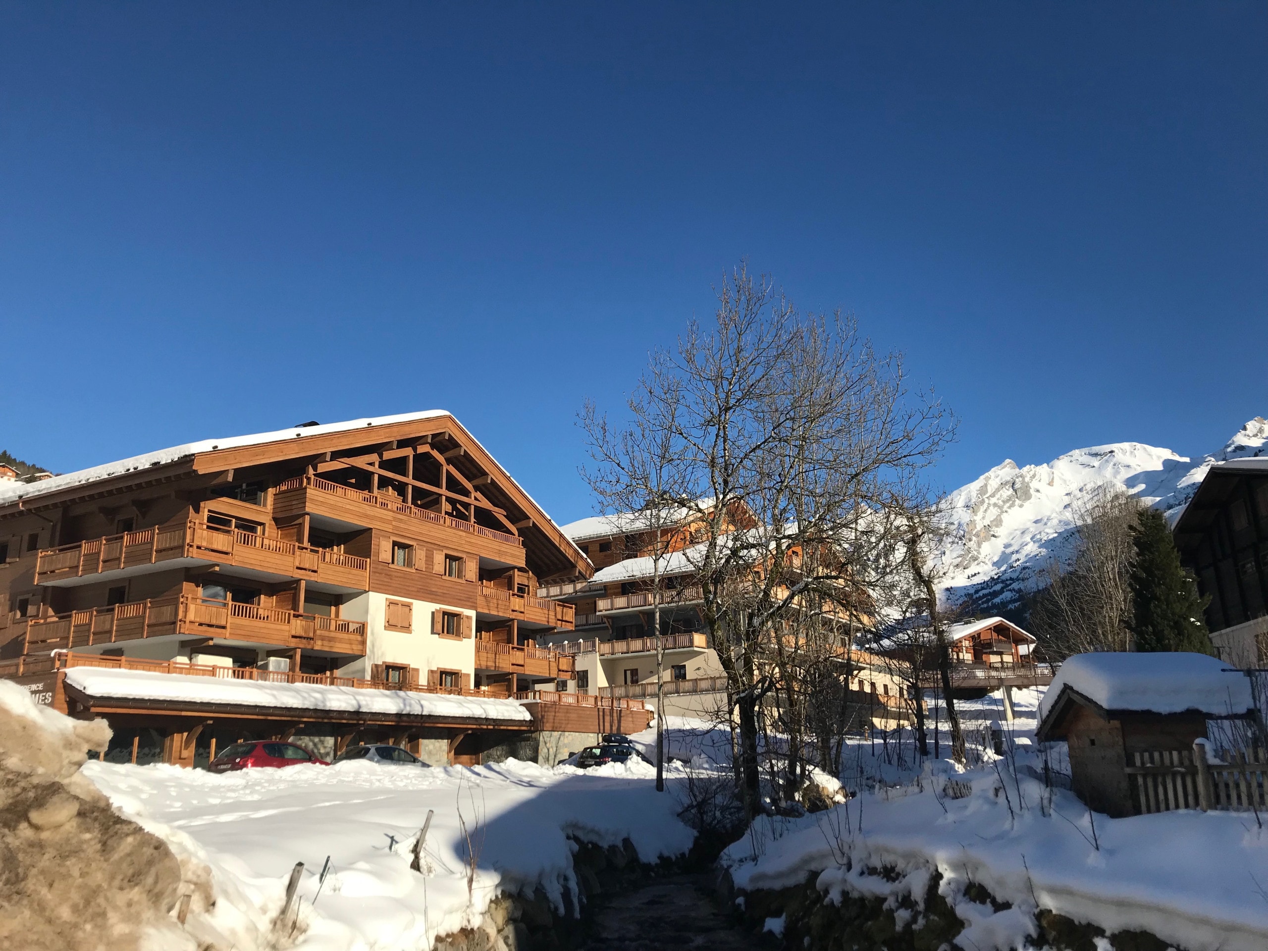 5-stars residence La Clusaz ski-in ski-out with wellness area 