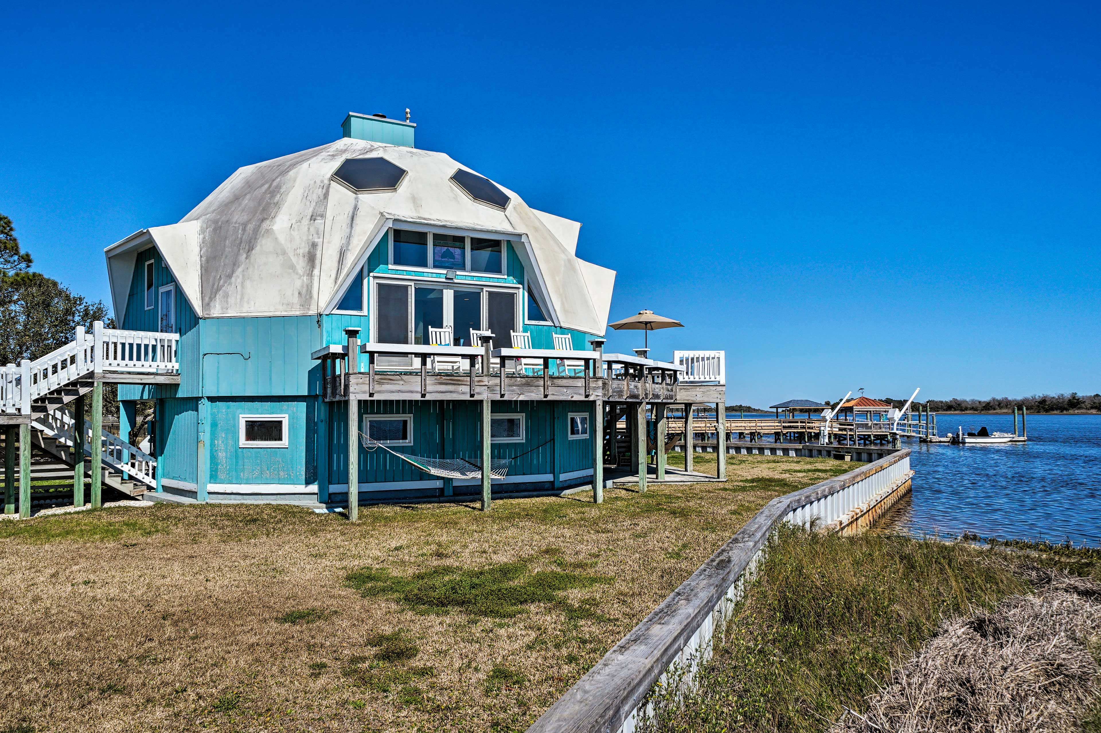 Property Image 2 - Atlantic Coast Dome Home Across from Sound w/ View