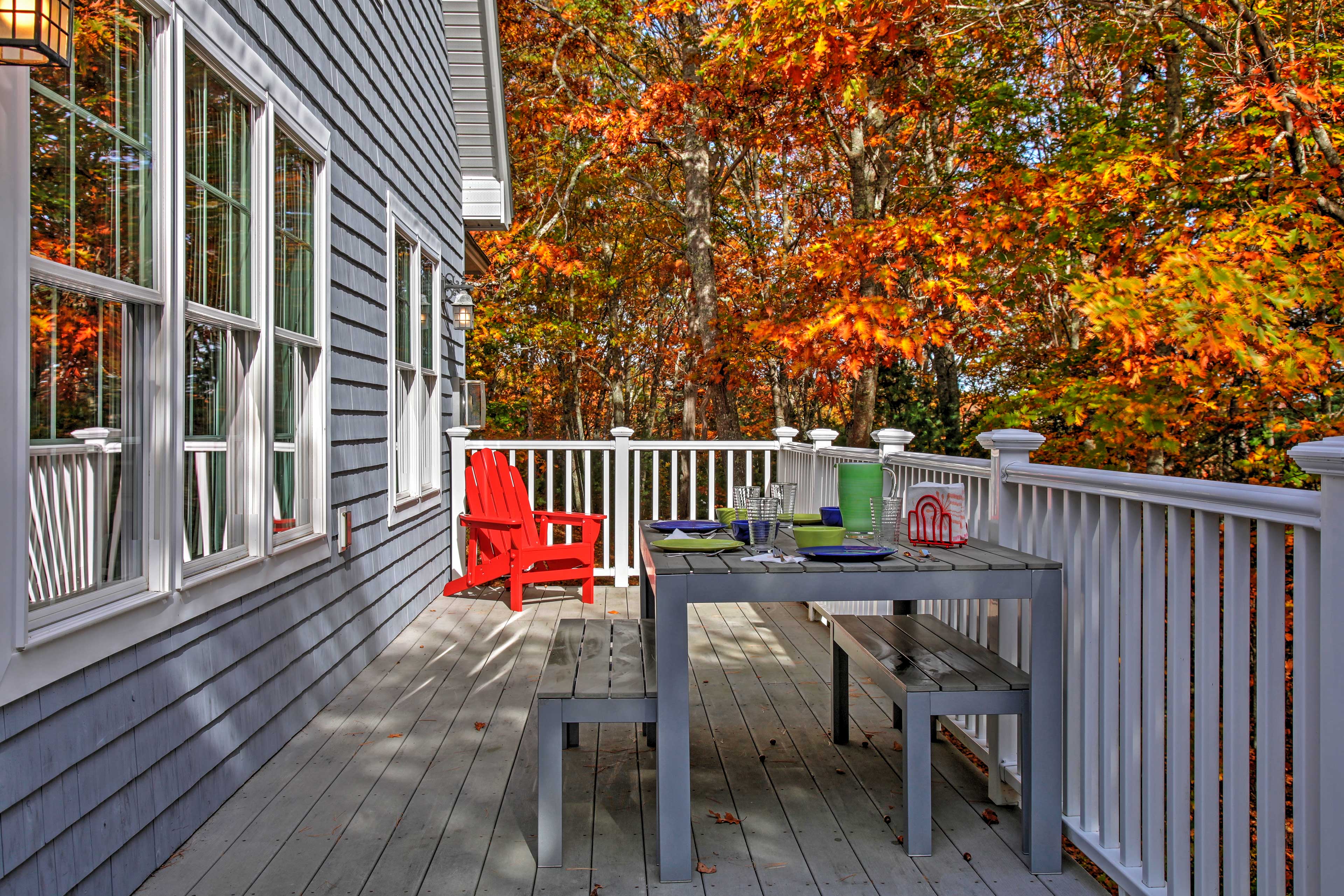 Beautiful Sandy Point Getaway w/ Wraparound Deck! Home Rental in