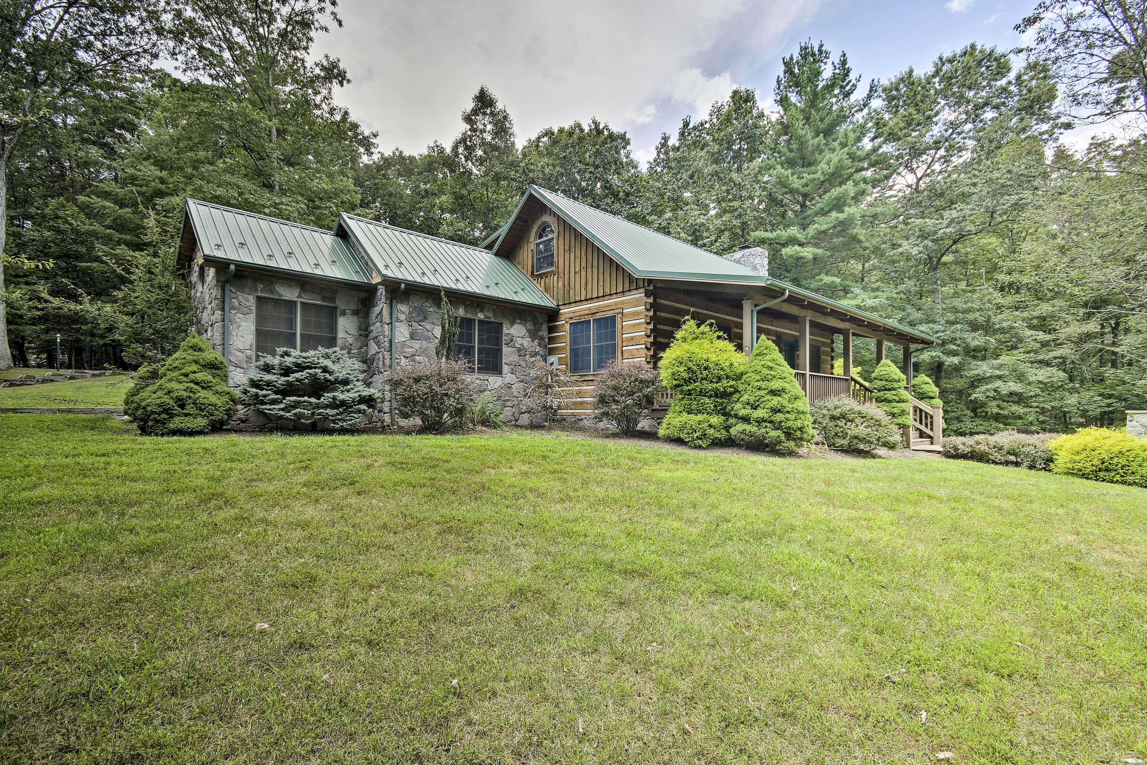 Property Image 1 - Creekside Berkeley Springs Cabin on 35 Acres!