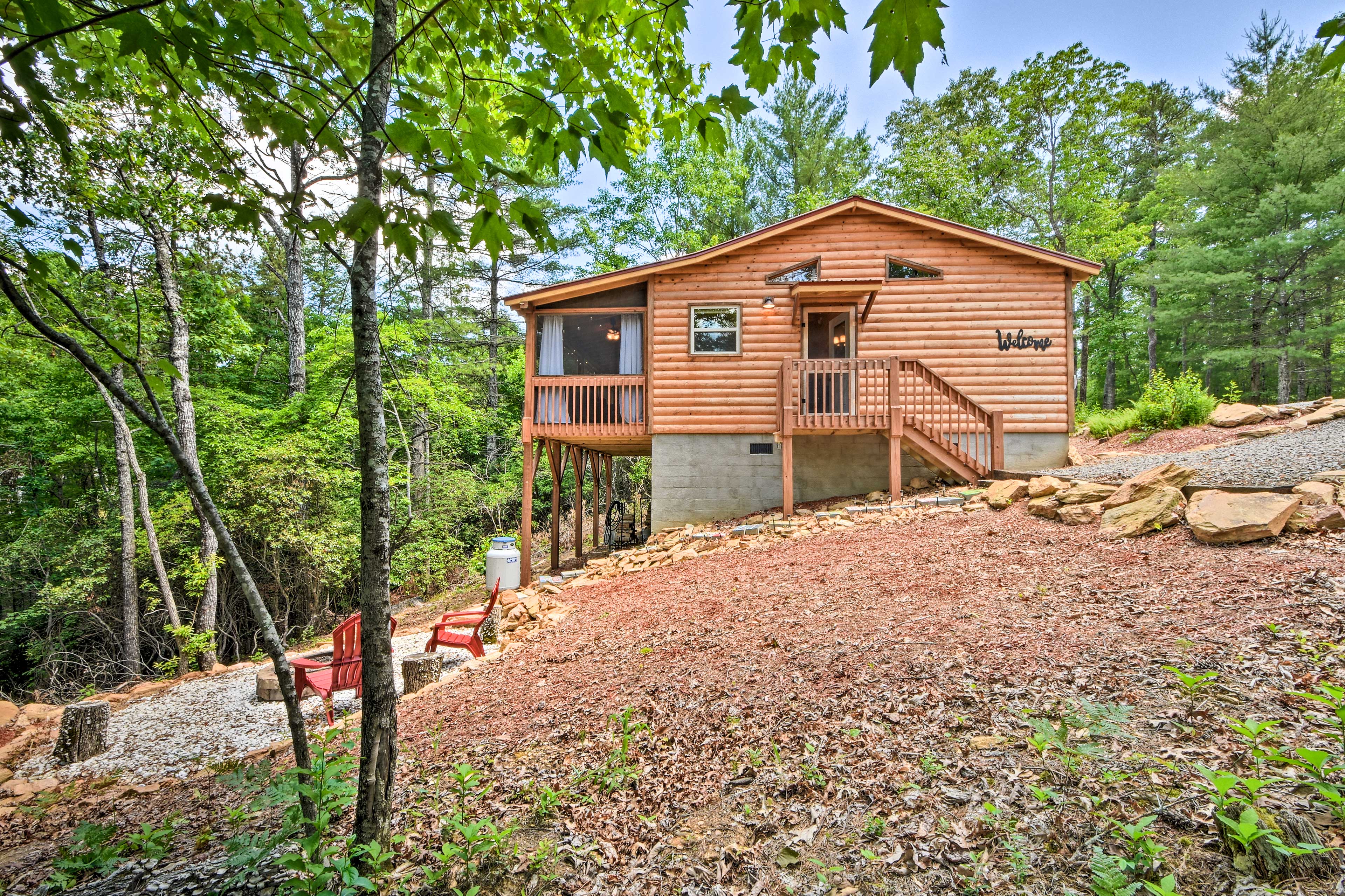 Property Image 1 - Custom Mtn Cabin by Hiking/Motorcycle Routes!