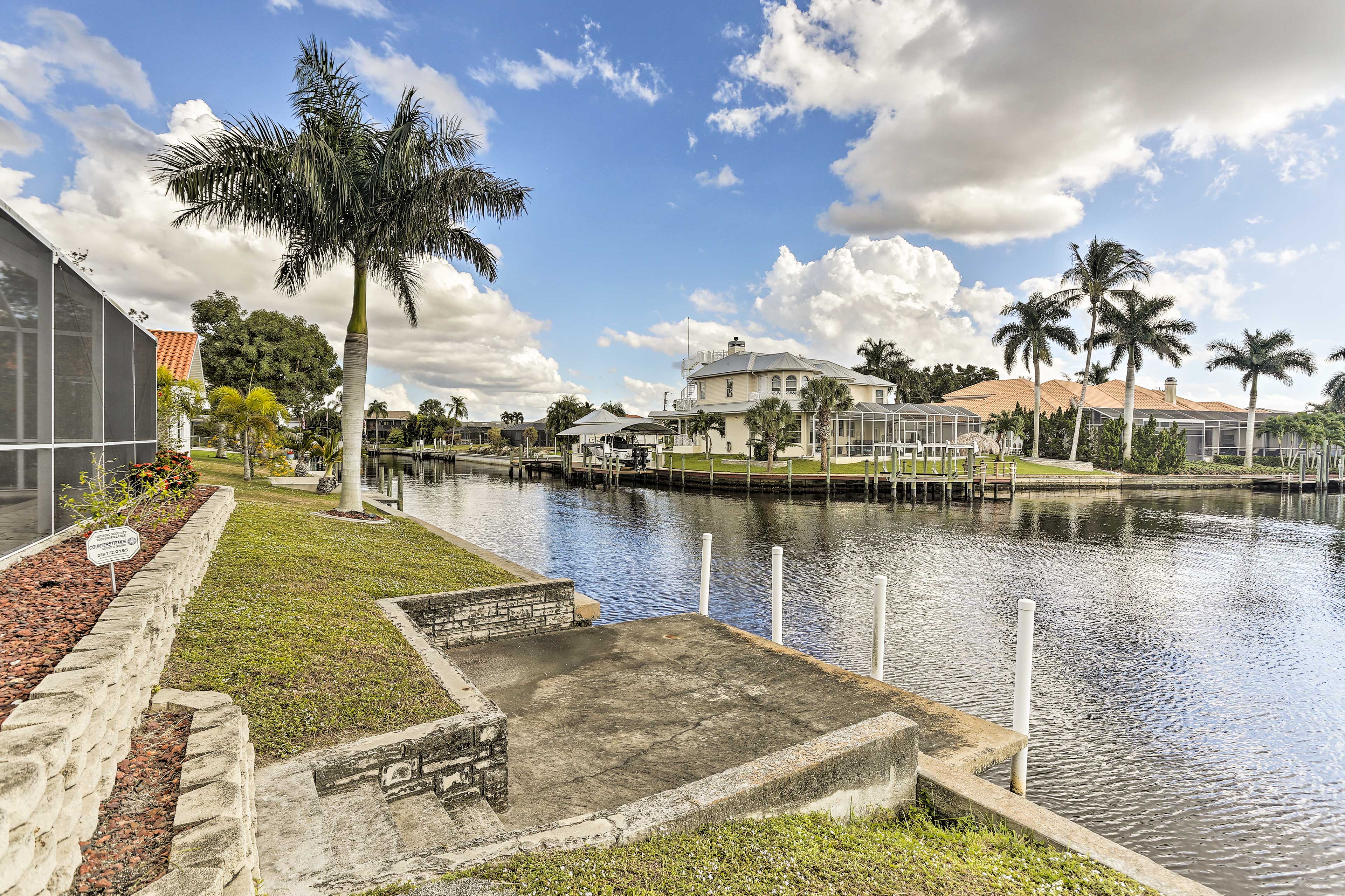 Property Image 1 - Cape Coral Canal-Front Home w/ Private Pool & Dock