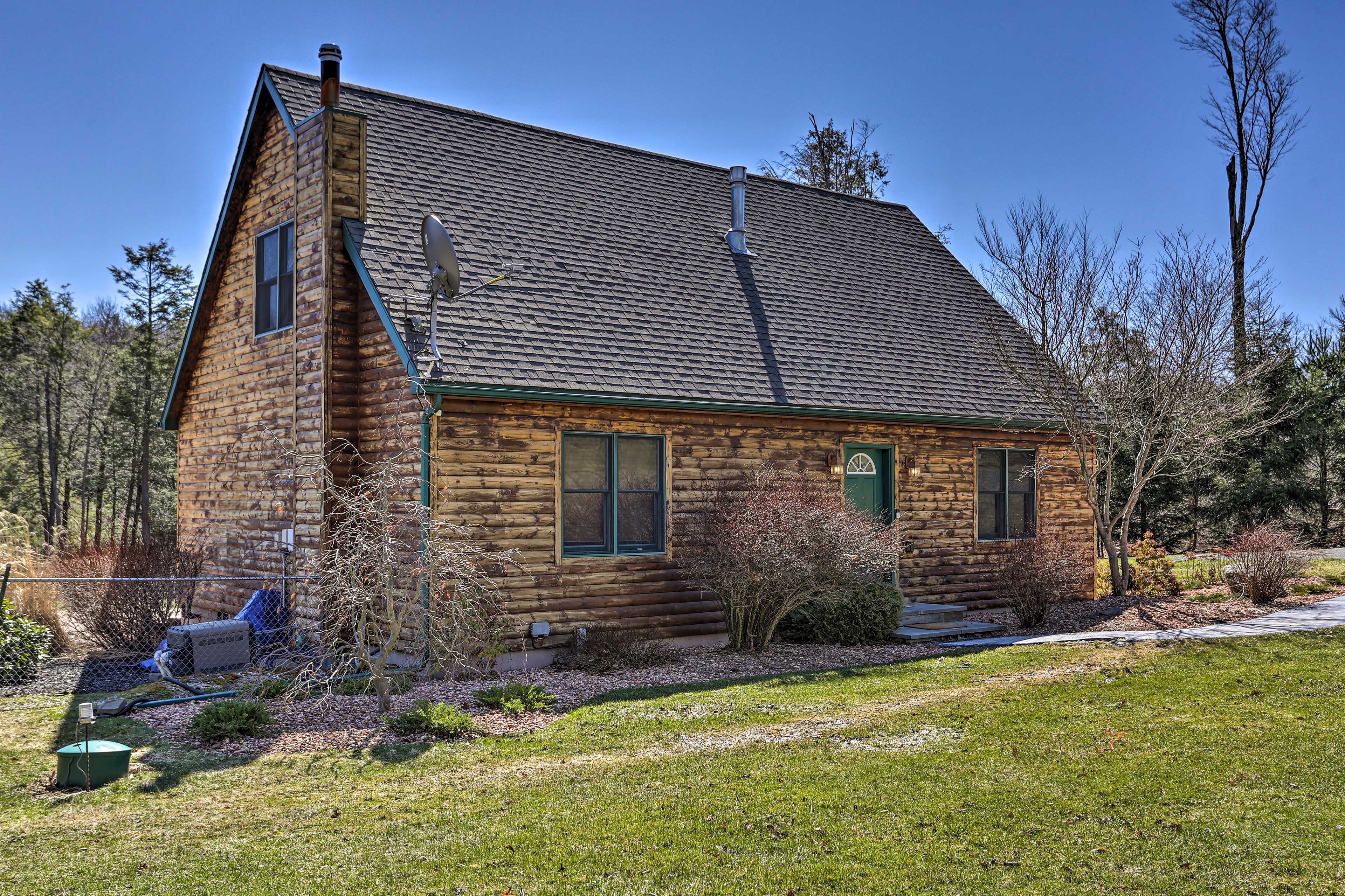 Property Image 1 - Catskills Cabin Escape with Deck and Fire Pit!