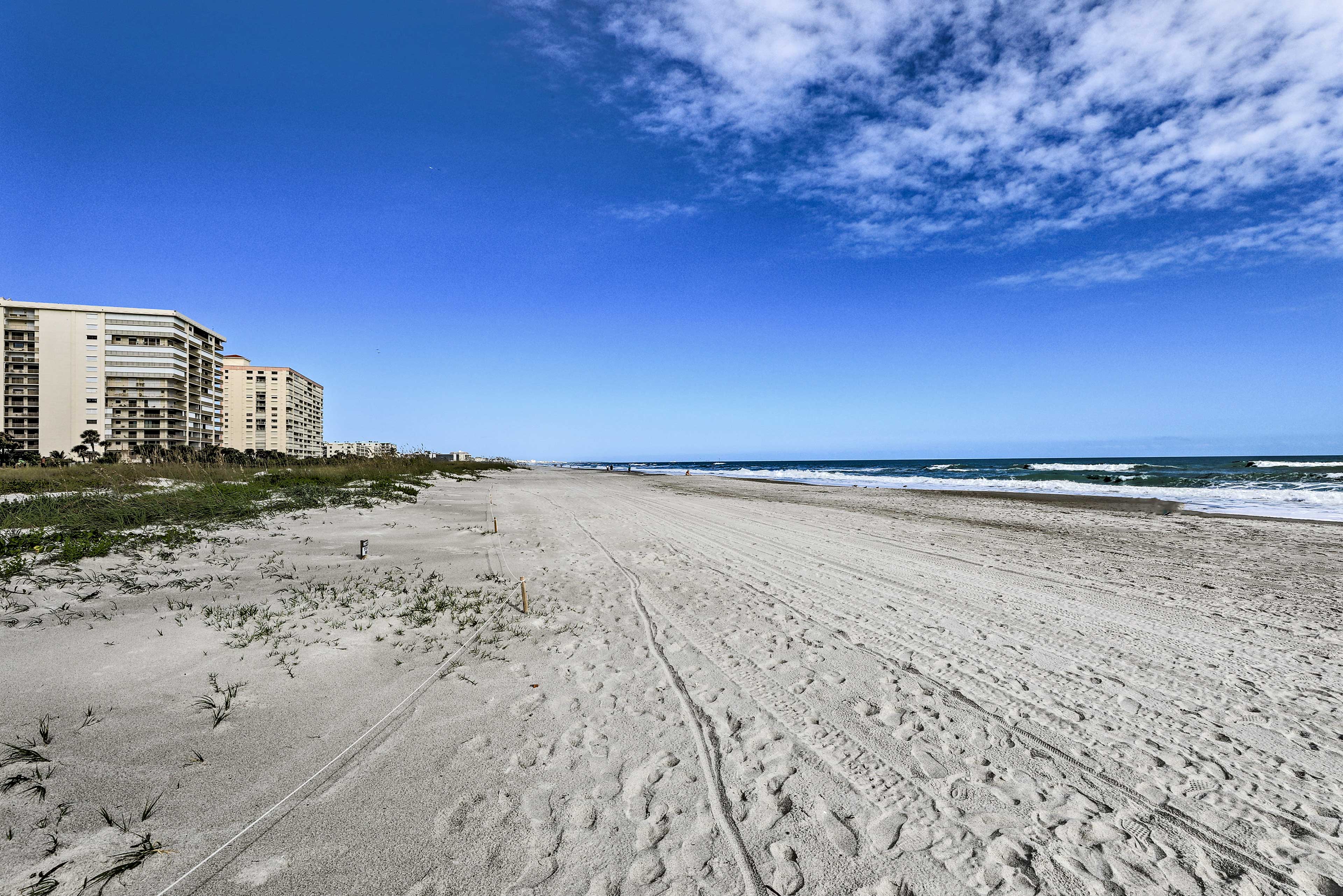 Property Image 2 - Central Cocoa Beach Condo w/ View, Steps to Beach!