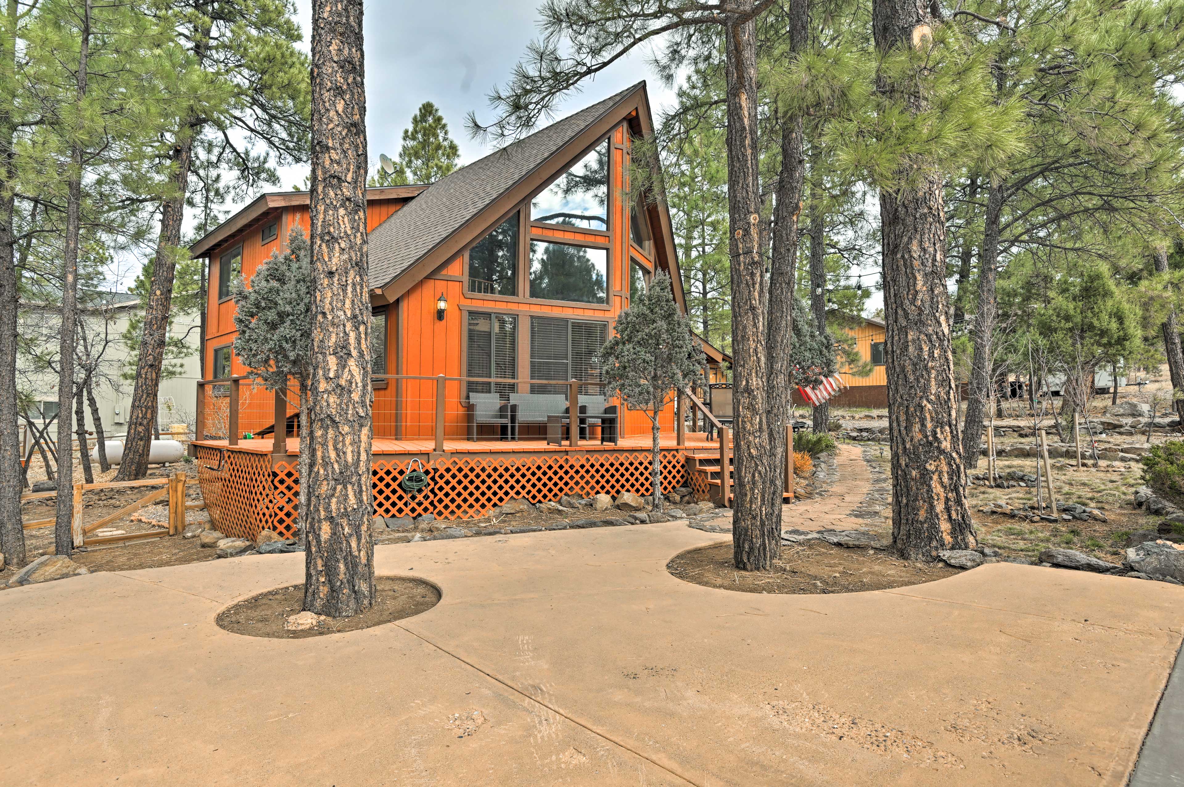 Property Image 2 - Chalet-Style Cabin in Coconino National Forest!