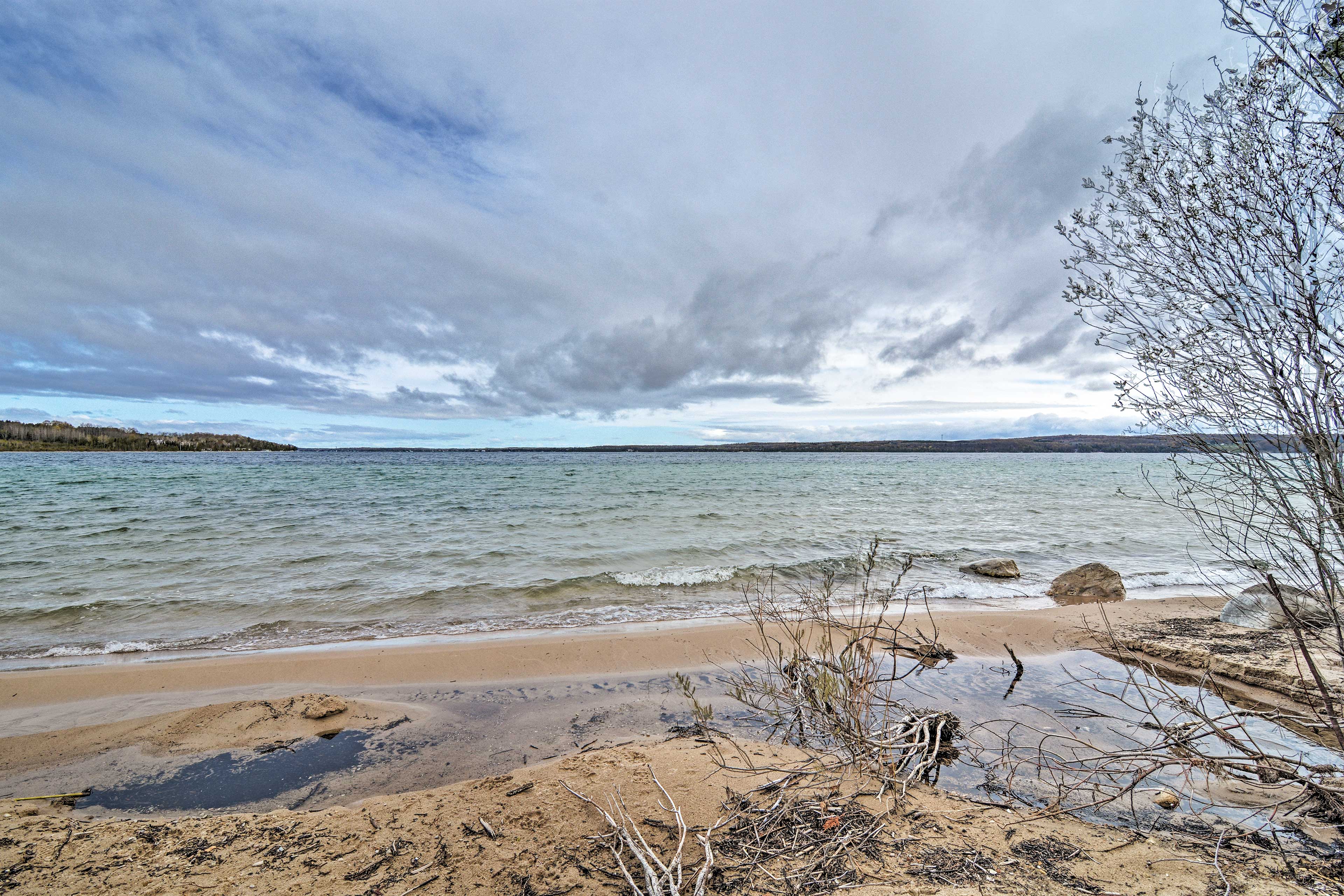 Property Image 2 - Charlevoix Cabin w/ Patio & Grill - Steps to Lake!