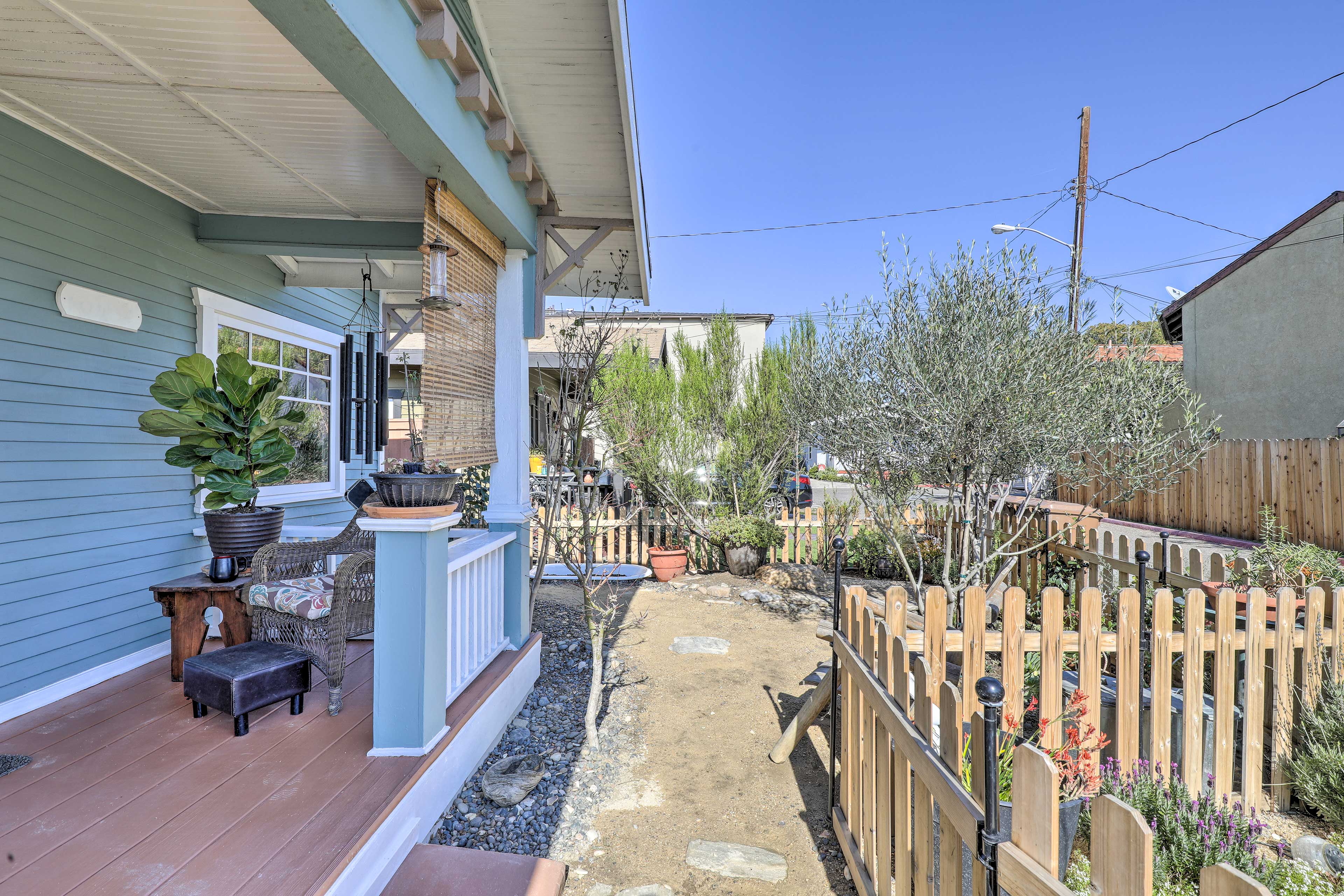 Charming Craftsman Cottage with Garden & Hot Tub!