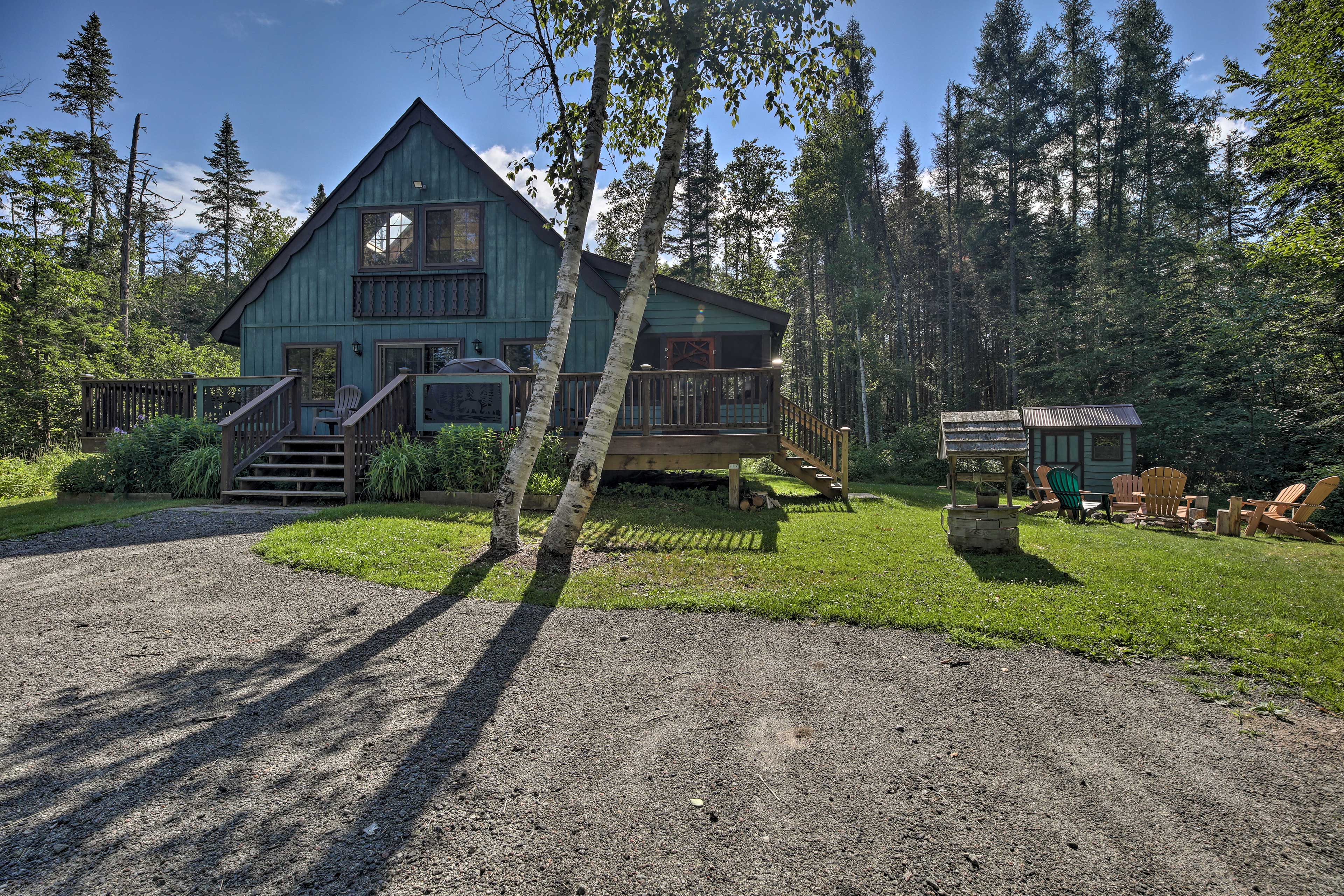 Property Image 1 - Lake Placid Chalet: Deck & Forest Views!