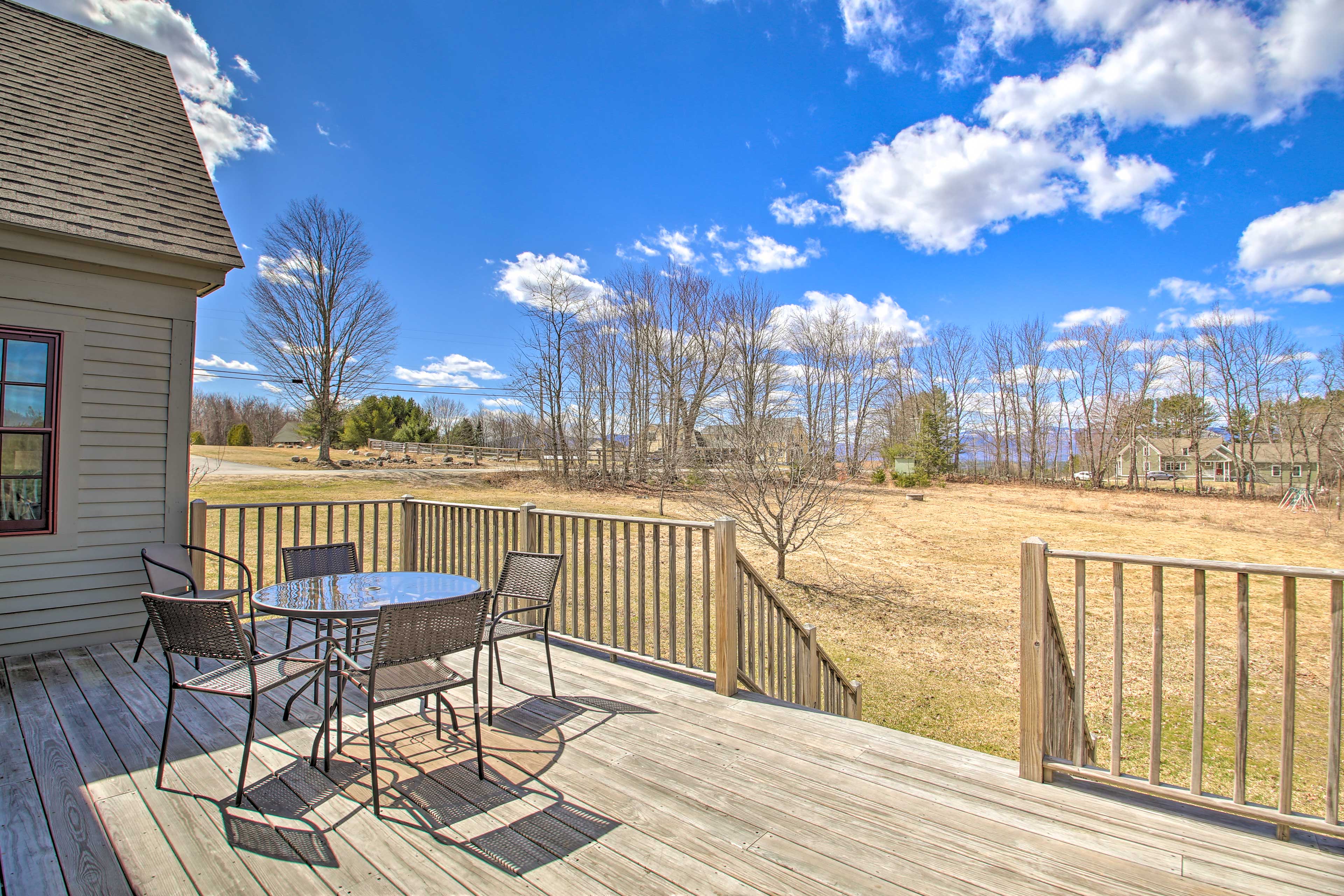 Charming Lovell Farmhouse - 17 Acres w/ Mtn Views!