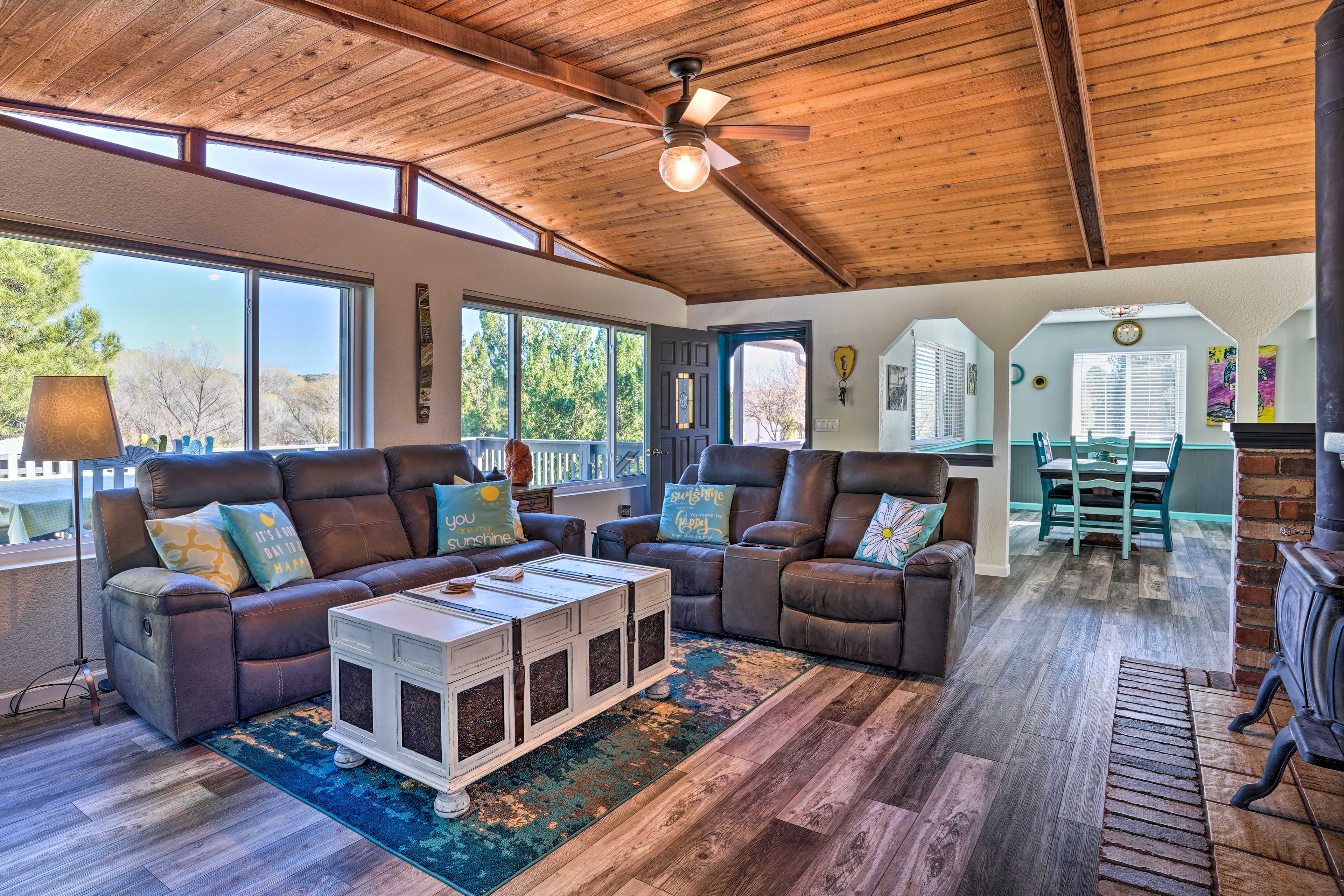 Property Image 1 - Colorful Cottonwood Home: Walk to Verde River!