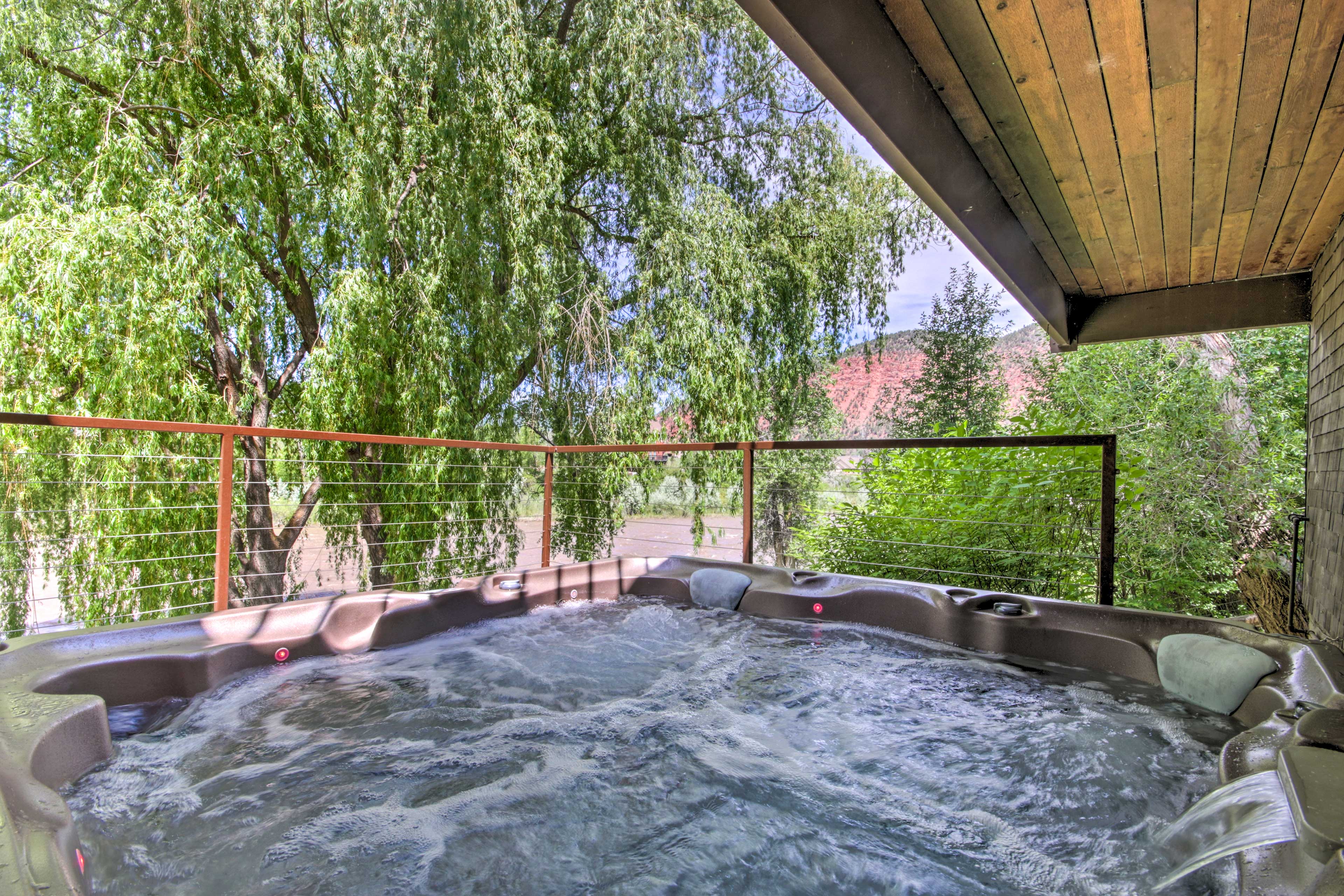 Property Image 2 - ‘Rivers Edge’ Mtn Home: Private Hot Tub & Views