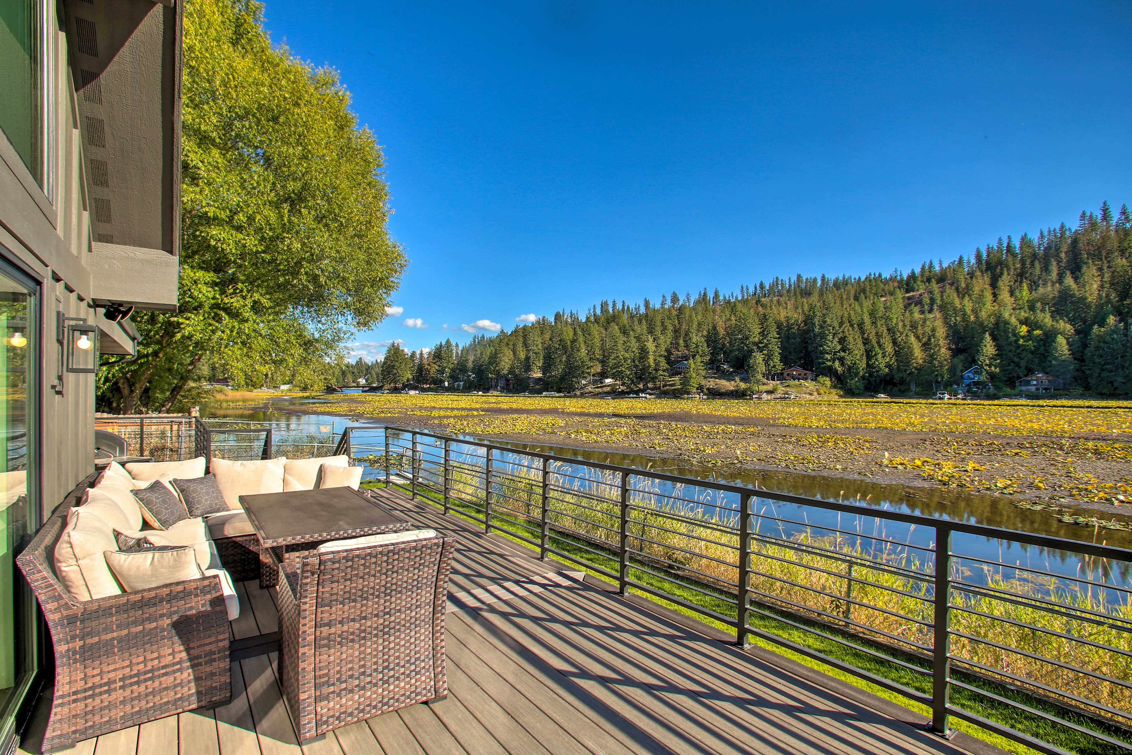 Property Image 1 - A Contemporary Dream: Lakefront Rathdrum Oasis!