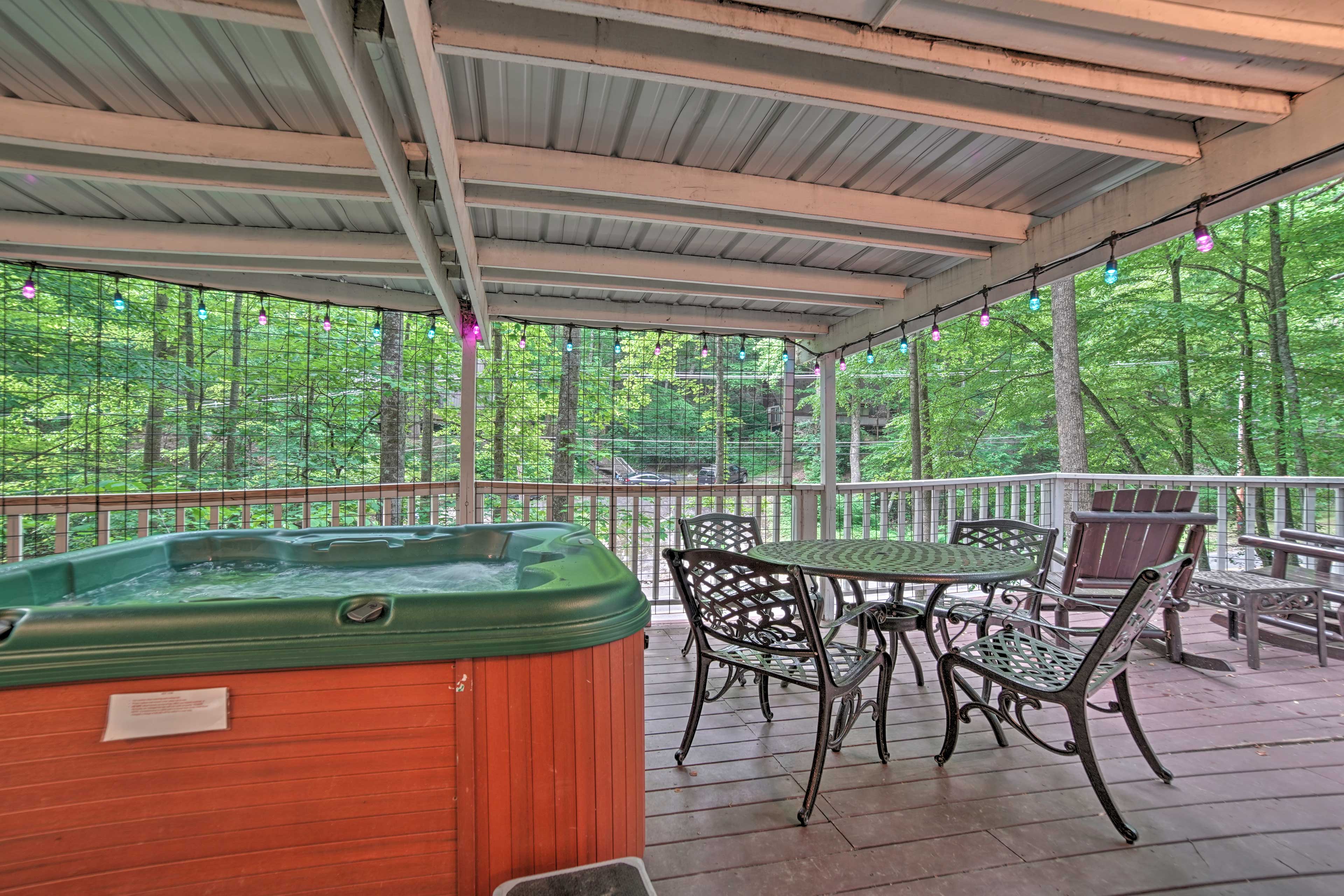 Property Image 2 - A-Frame Gatlinburg Cabin w/ Deck & Private Hot Tub