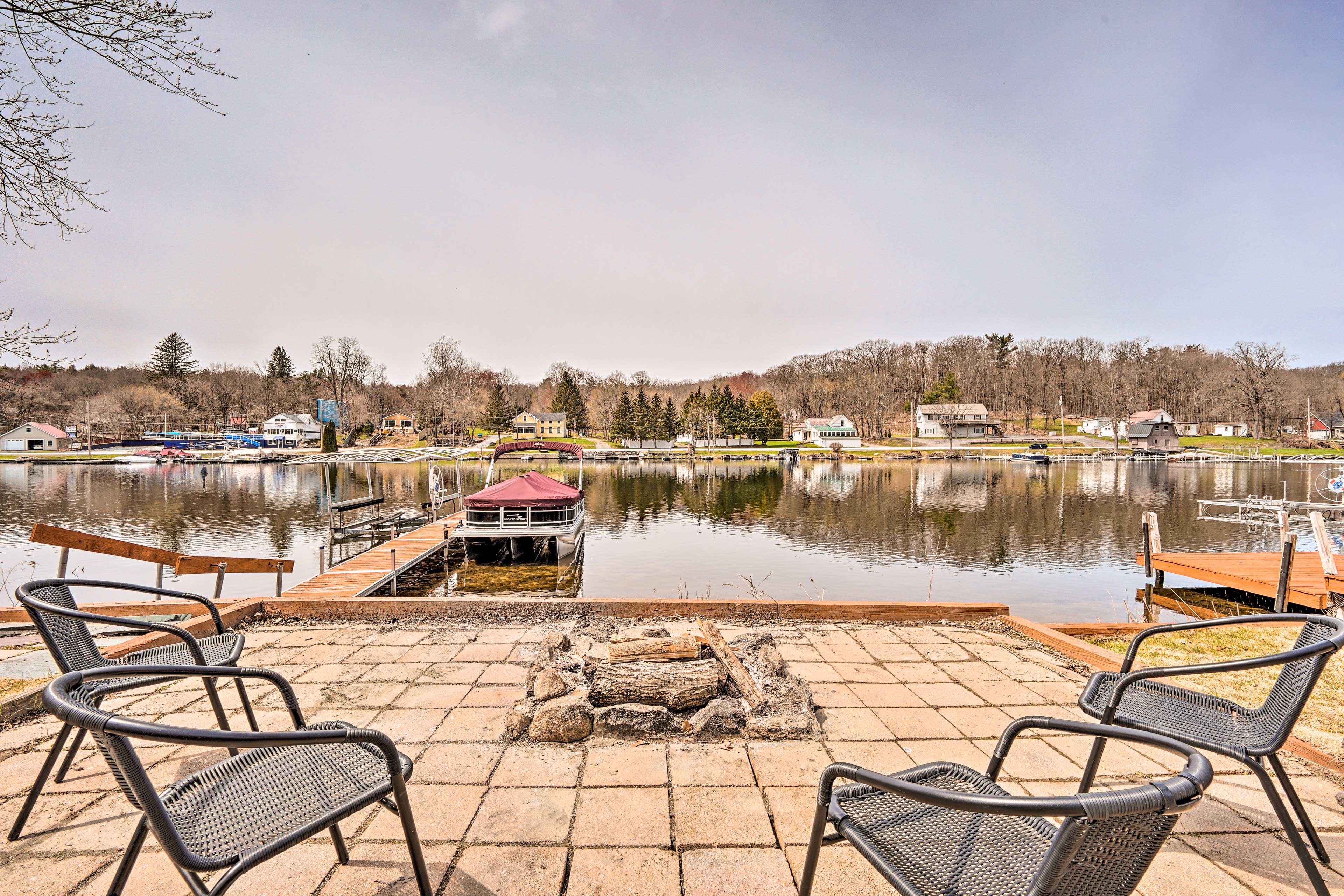 Property Image 2 - Cozy Castleton Cabin with Fire Pit + Water Access!