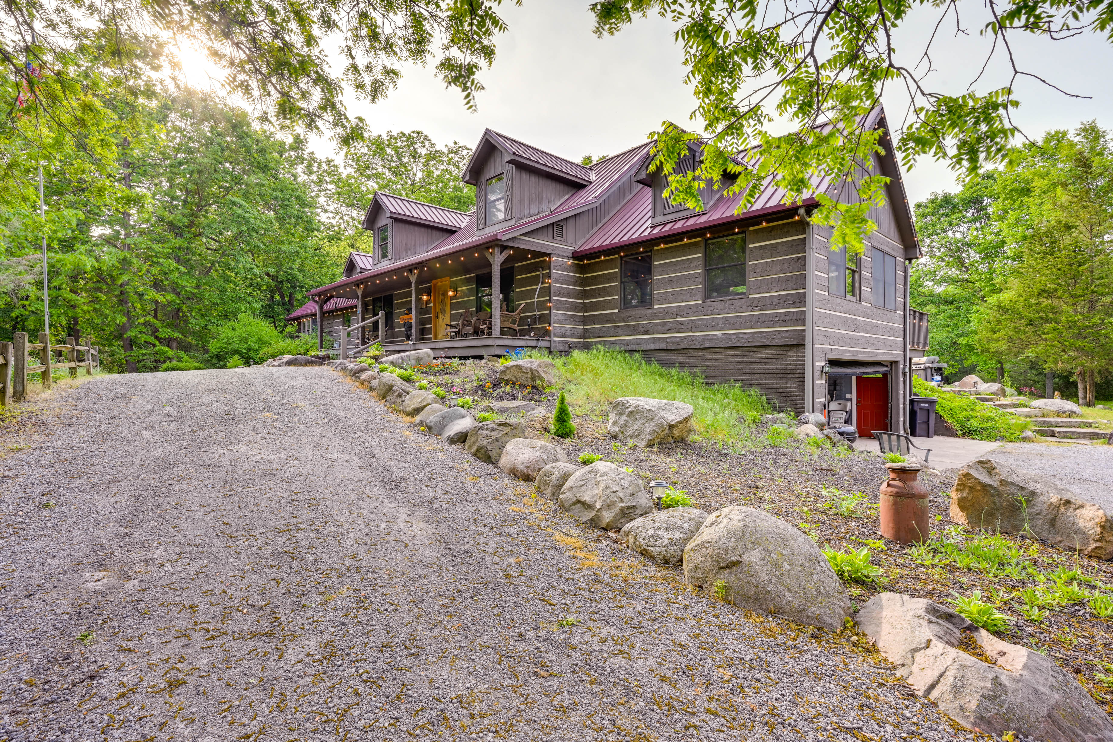 Property Image 1 - Custom-Built Clarklake Cabin: Sauna & Cold Plunge!