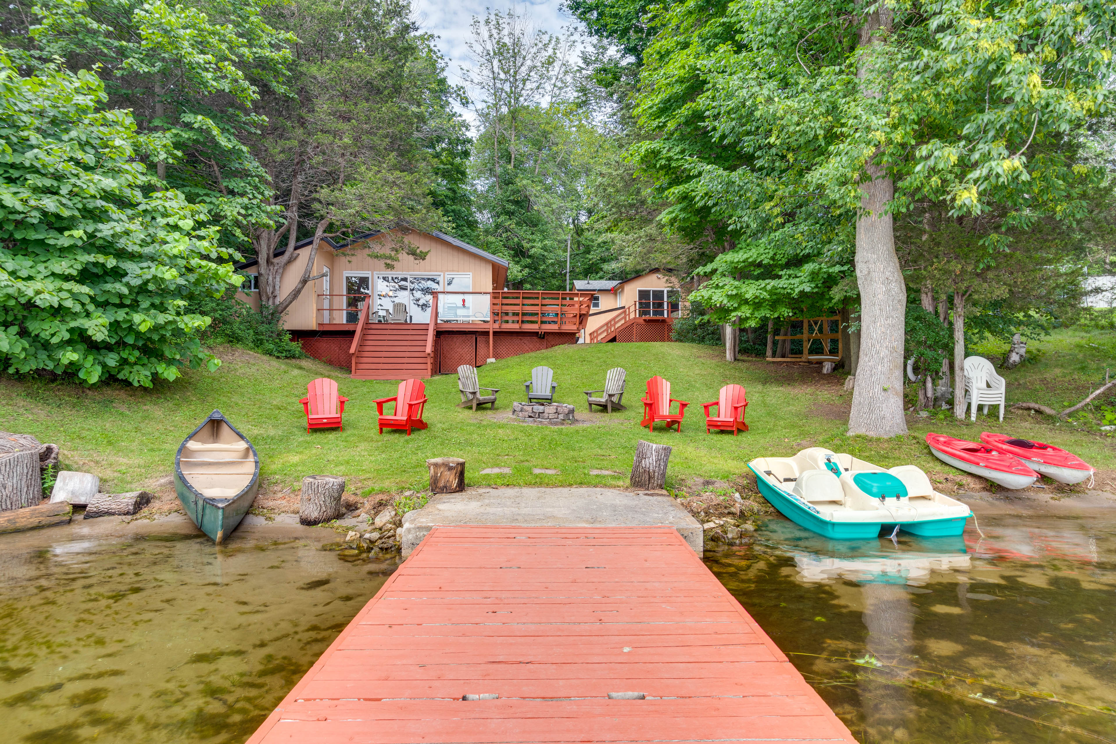 Property Image 2 - Lyndhurst Waterfront Cottage on Whitefish Lake!